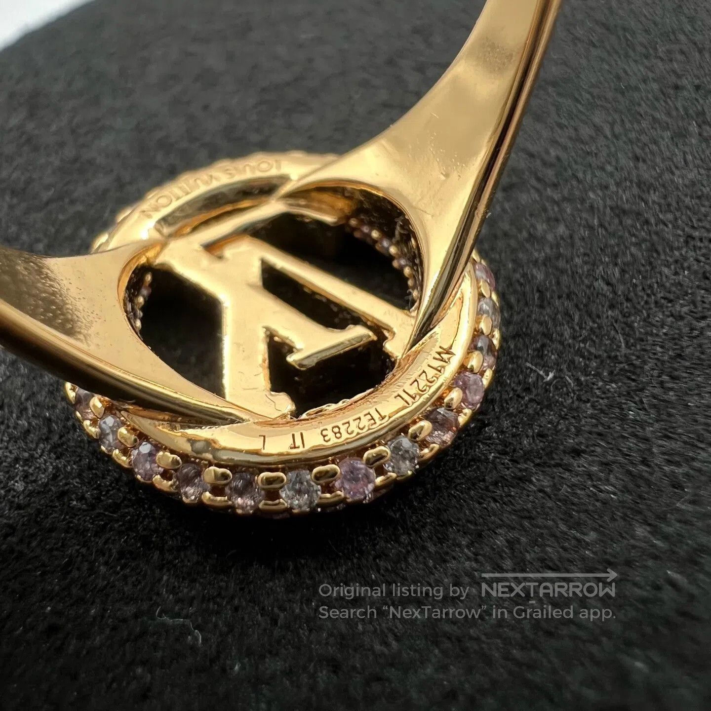 Louis Vuitton Louis Vuitton Full diamond crystal ring Size ONE SIZE - 5 Thumbnail