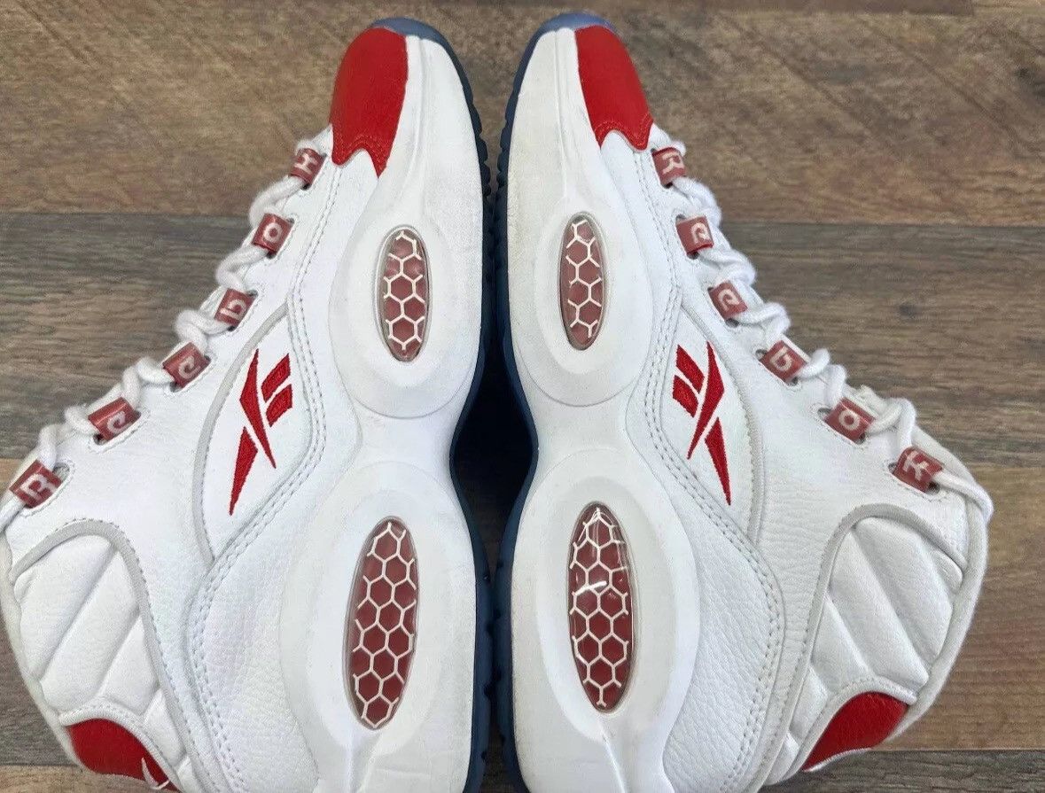 Reebok Reebok Question 2024 Mid Red Toe Size US 6.5 / EU 39-40 - 8 Thumbnail