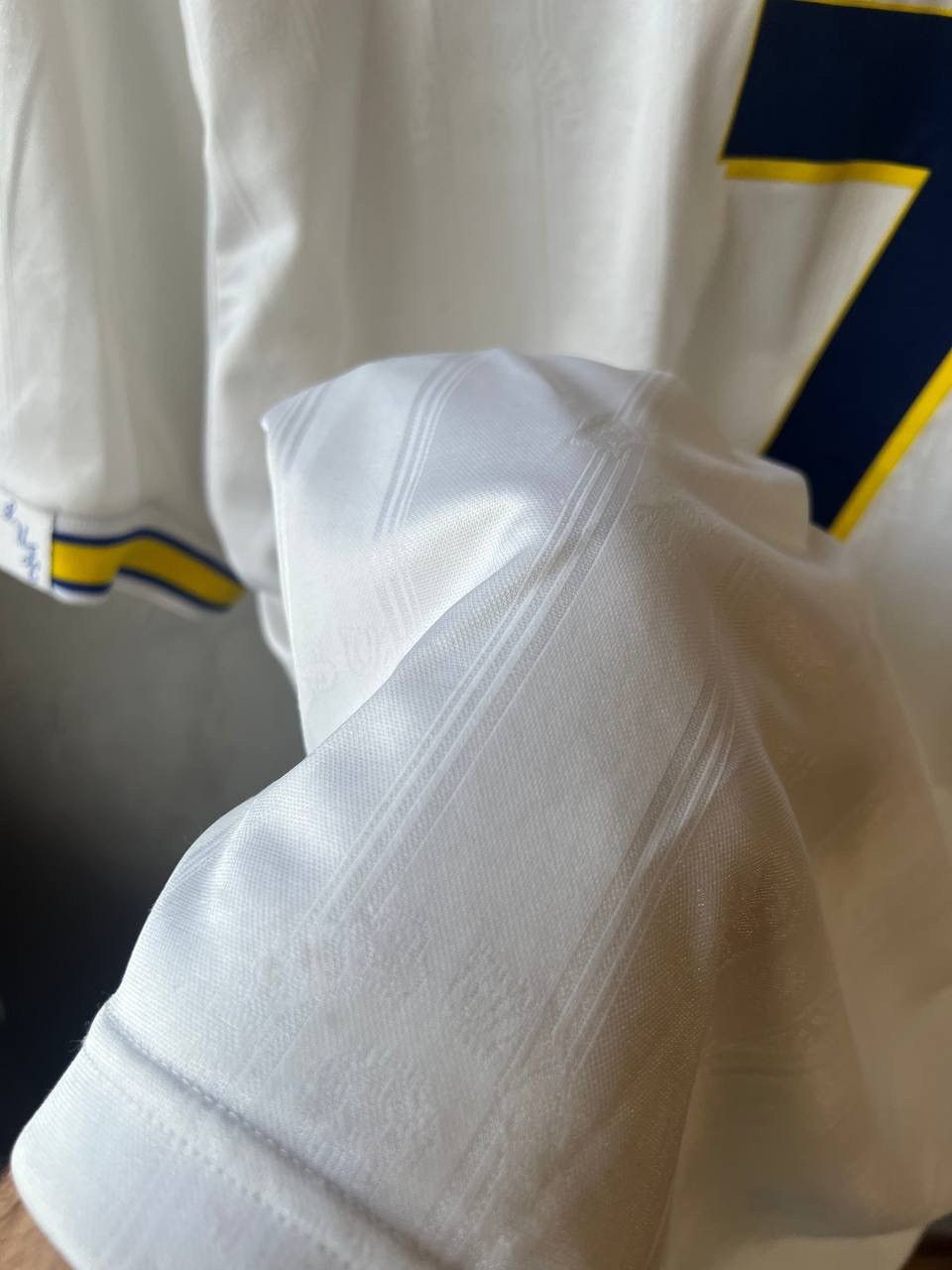Puma 1996/98 LEEDS UNITED #7 SHARPE HOME SOCCER JERSEY SHIRT M Size US M / EU 48-50 / 2 - 19 Thumbnail