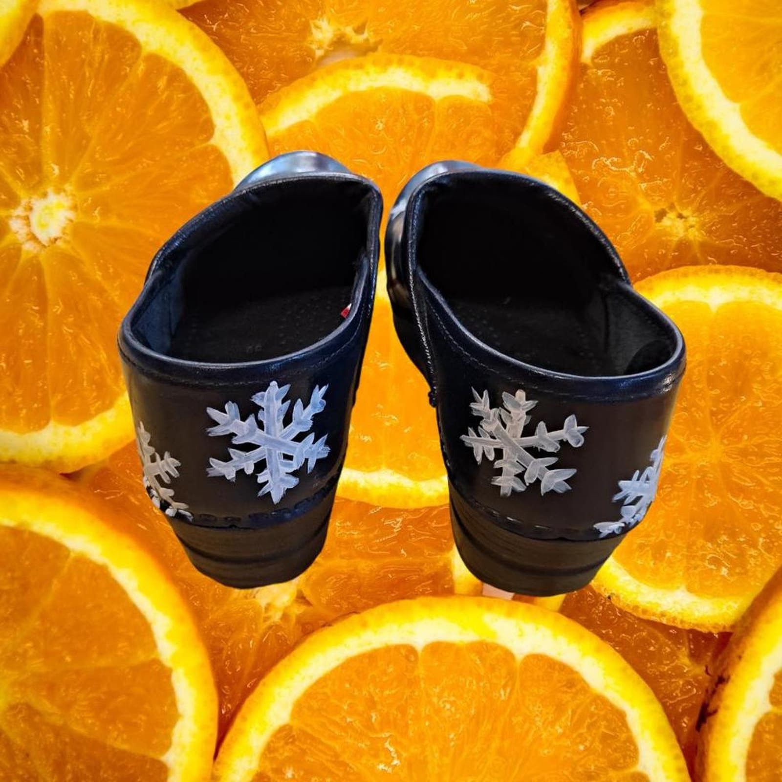Other Sanita Black Snowflake Clog/Mule Size 39‎ Size US 8.5 / IT 38.5 - 4 Thumbnail