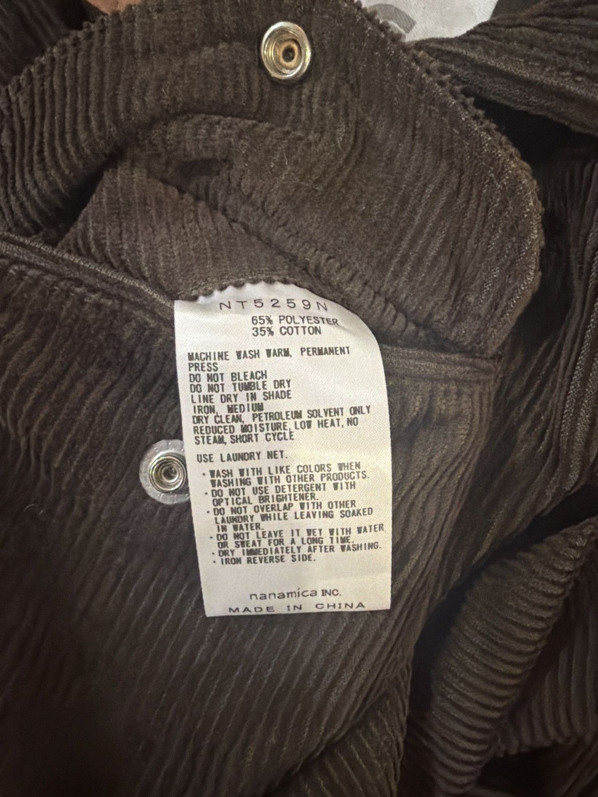 The North Face Purple Label The North Face Purple Label Brown Corduroy Pant Size US 36 / EU 52 - 7 Thumbnail