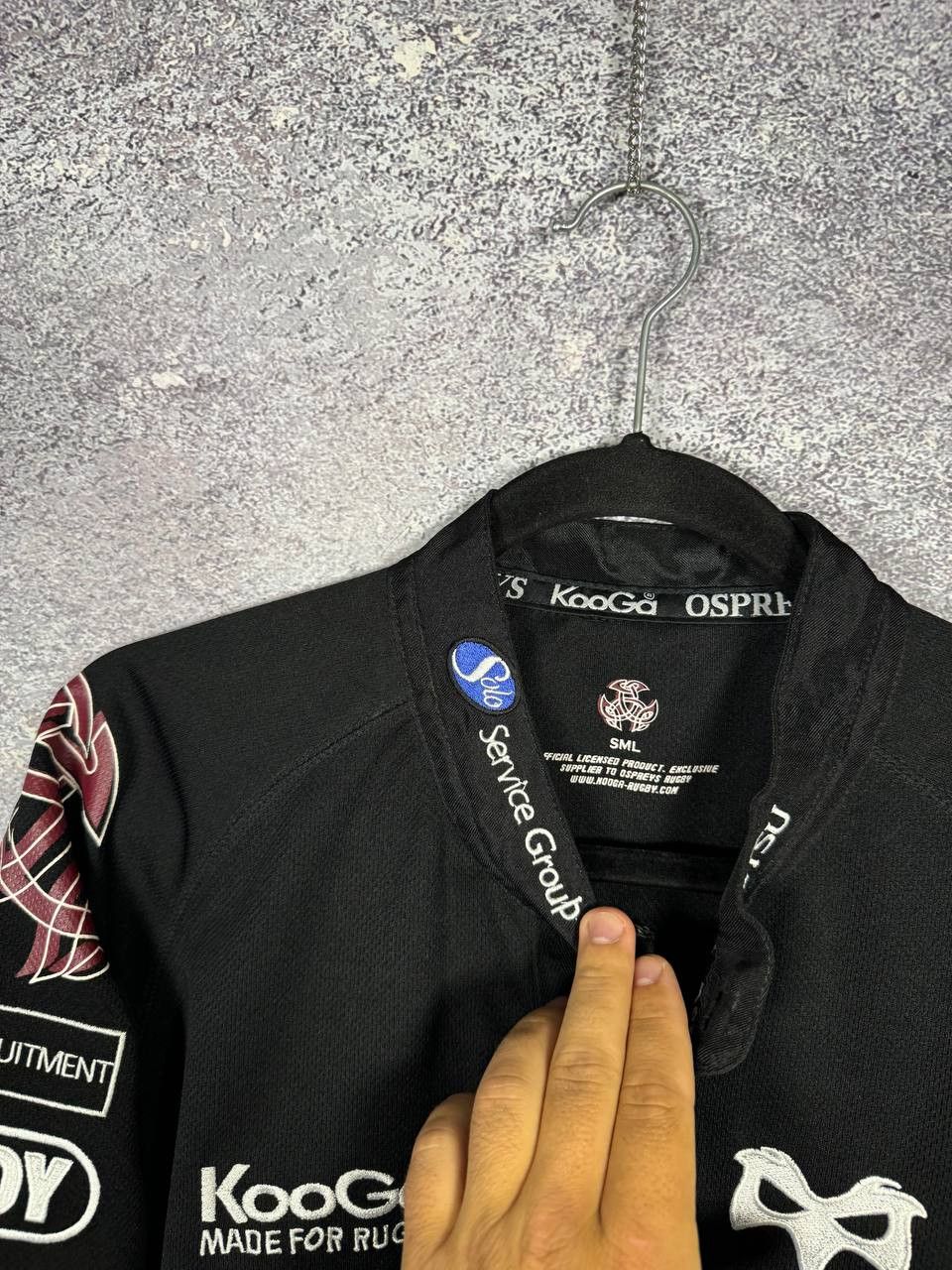 Rugby Ralph Lauren Ospreys Rugby Union Shirt KooGa 2008/09 Jersey Small Size US S / EU 44-46 / 1 - 9 Thumbnail