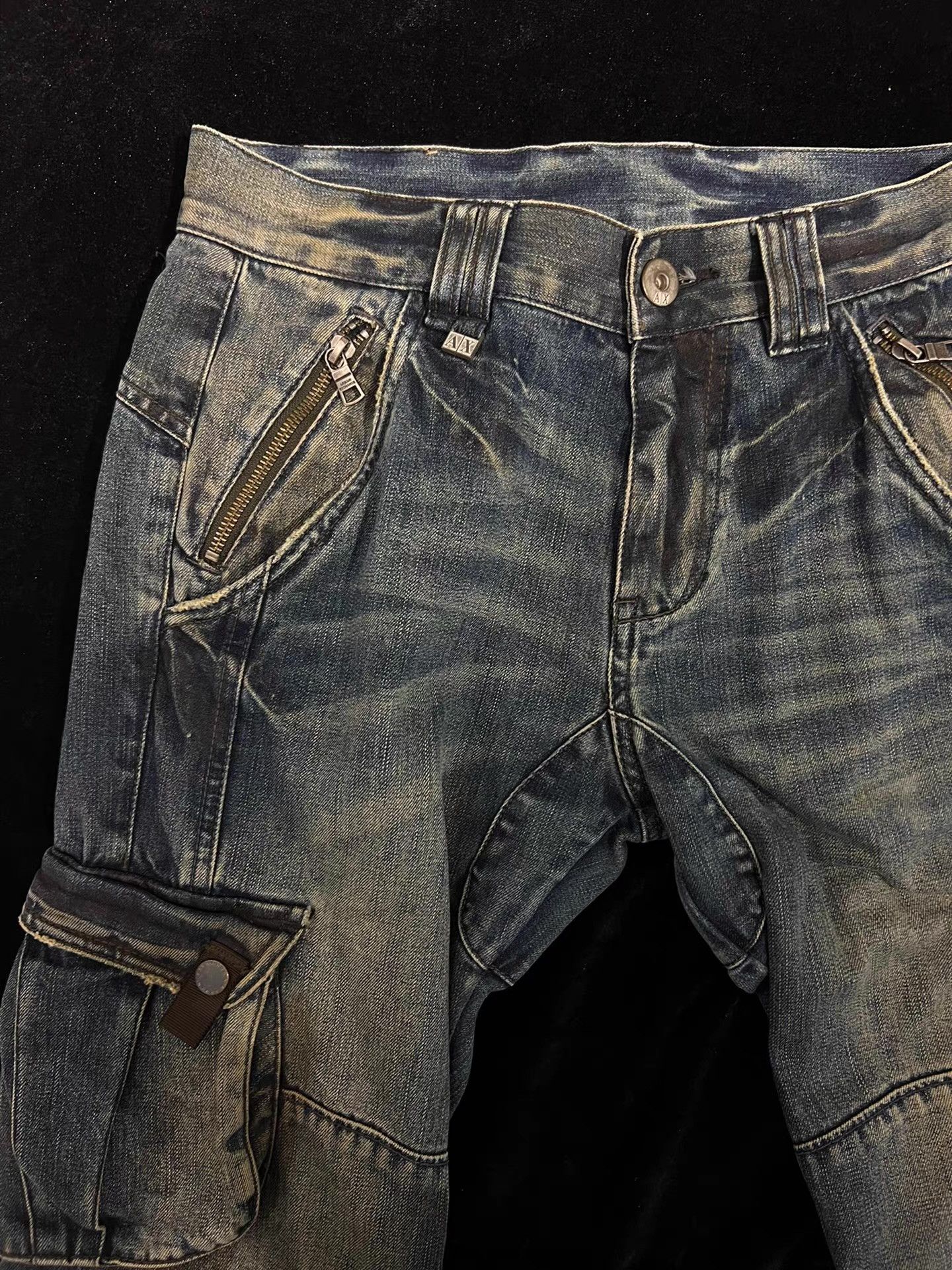 Armani Armani Washed Cannon Denim Jeans Q13 Size US 36 / EU 52 - 5 Thumbnail