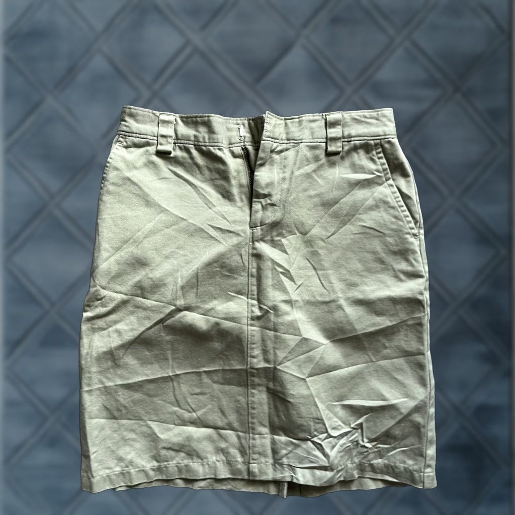 Gap Gap Stretch Beige 100% cotton Women skirt 2 Y2K Size 26" / US 2 / IT 38 - 1 Thumbnail