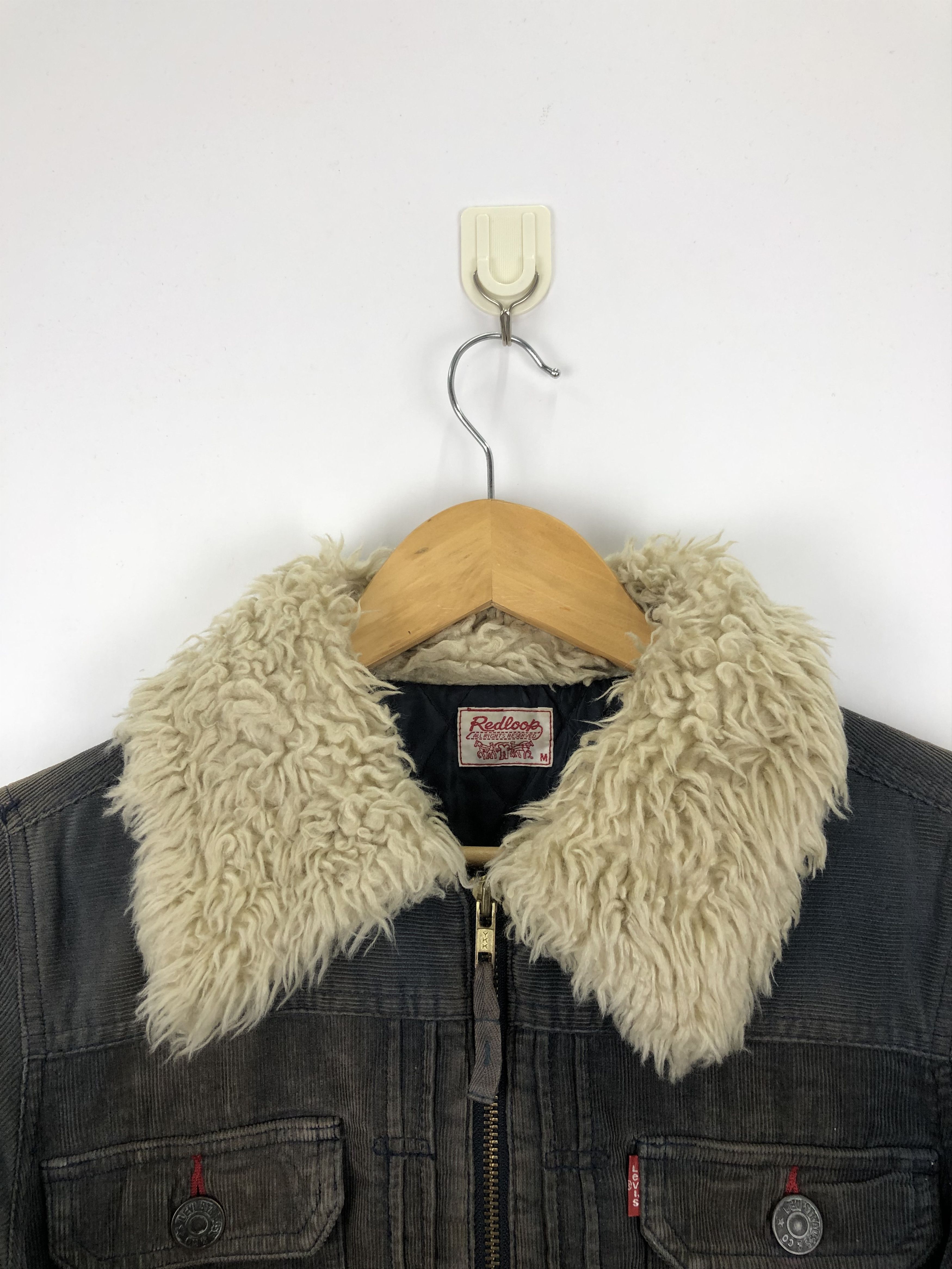 Levi's Vintage Levis Redloop Denim Sherpa Velvet Jacket J0736 Size US M / EU 48-50 / 2 - 13 Thumbnail