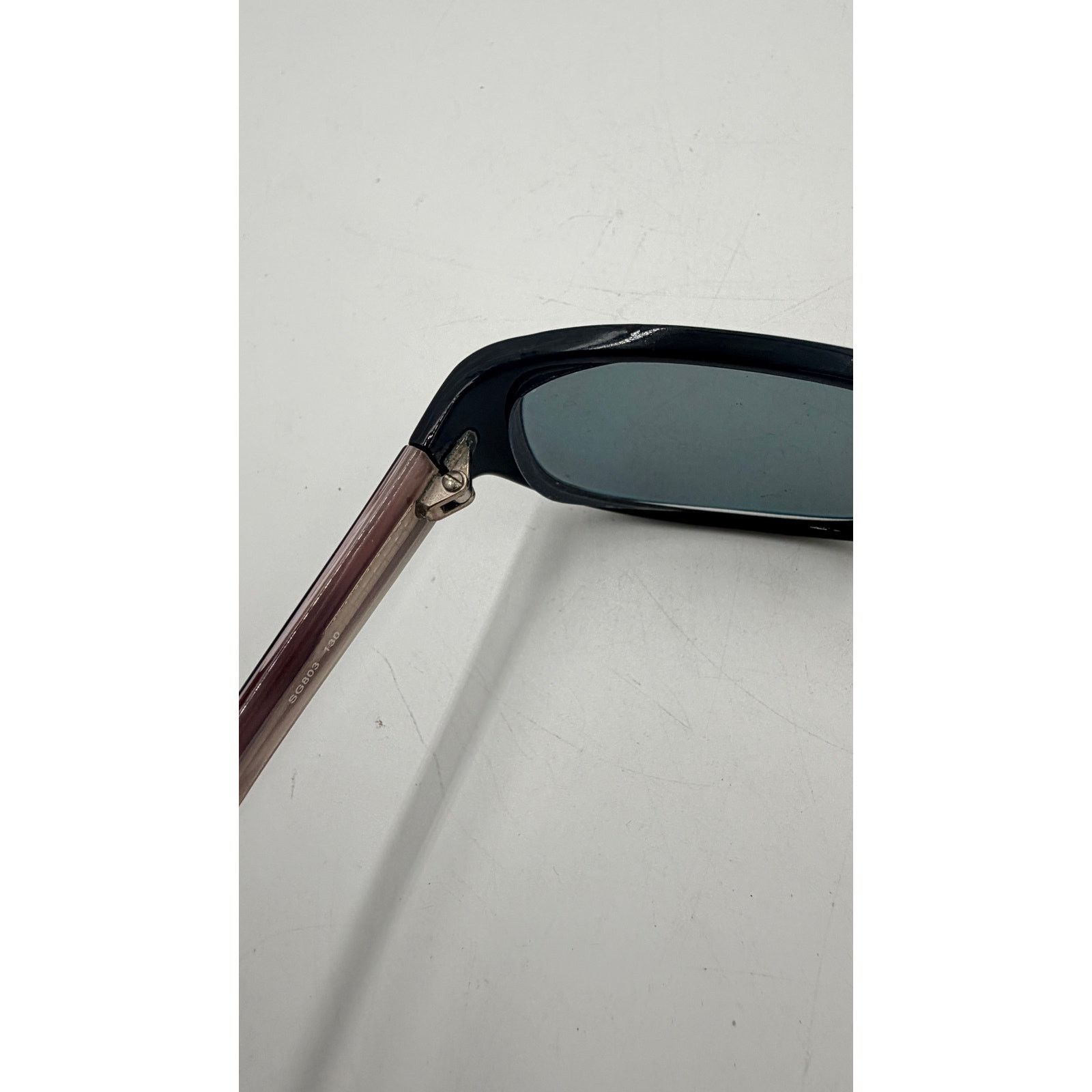 Other Vintage Sun Gear SG 804 Black/White 52-15-130 Sunglasses Size ONE SIZE - 7 Thumbnail