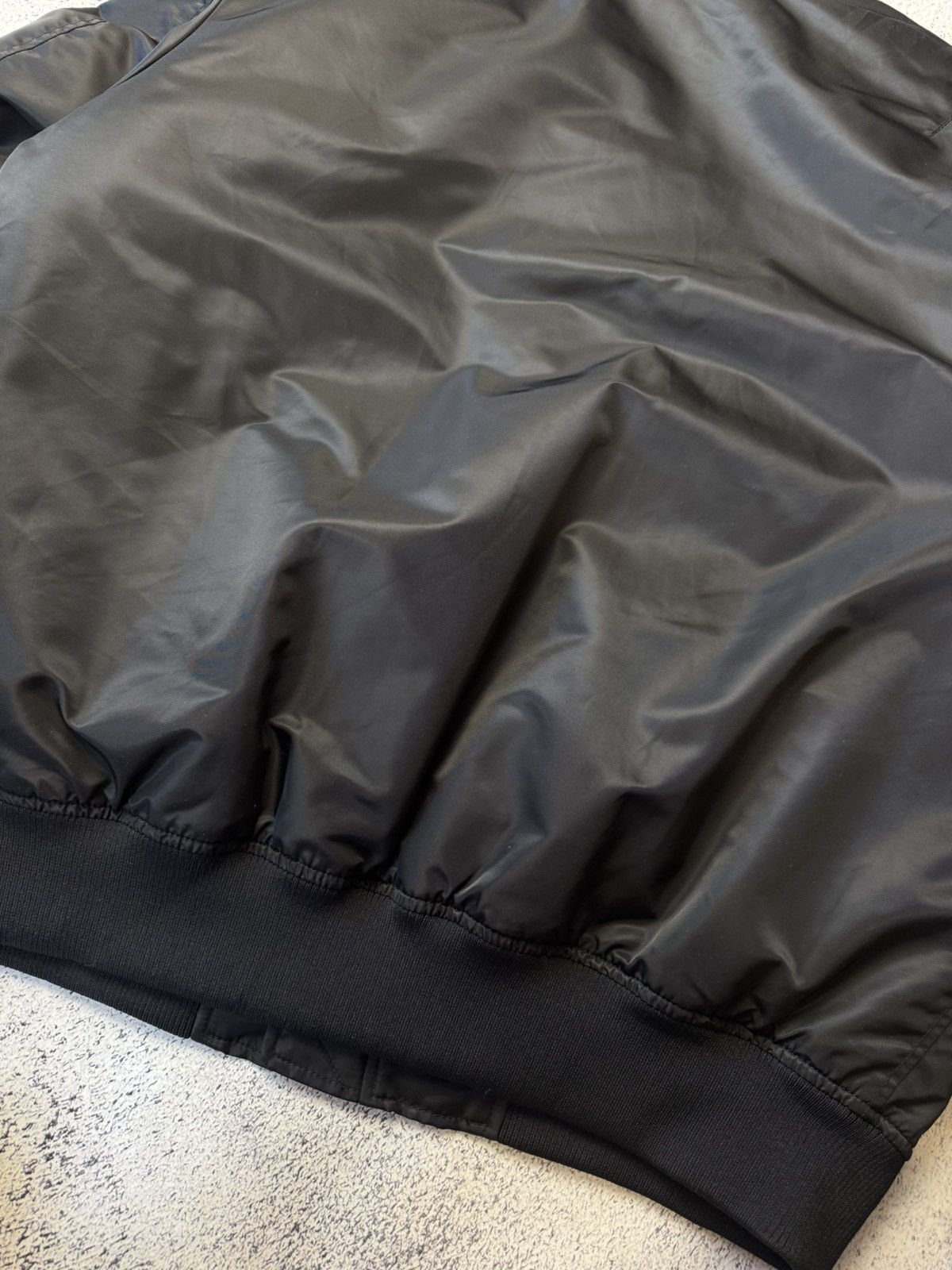 Vintage Black Reversible Bomber Jacket USA Avirex Style MA1