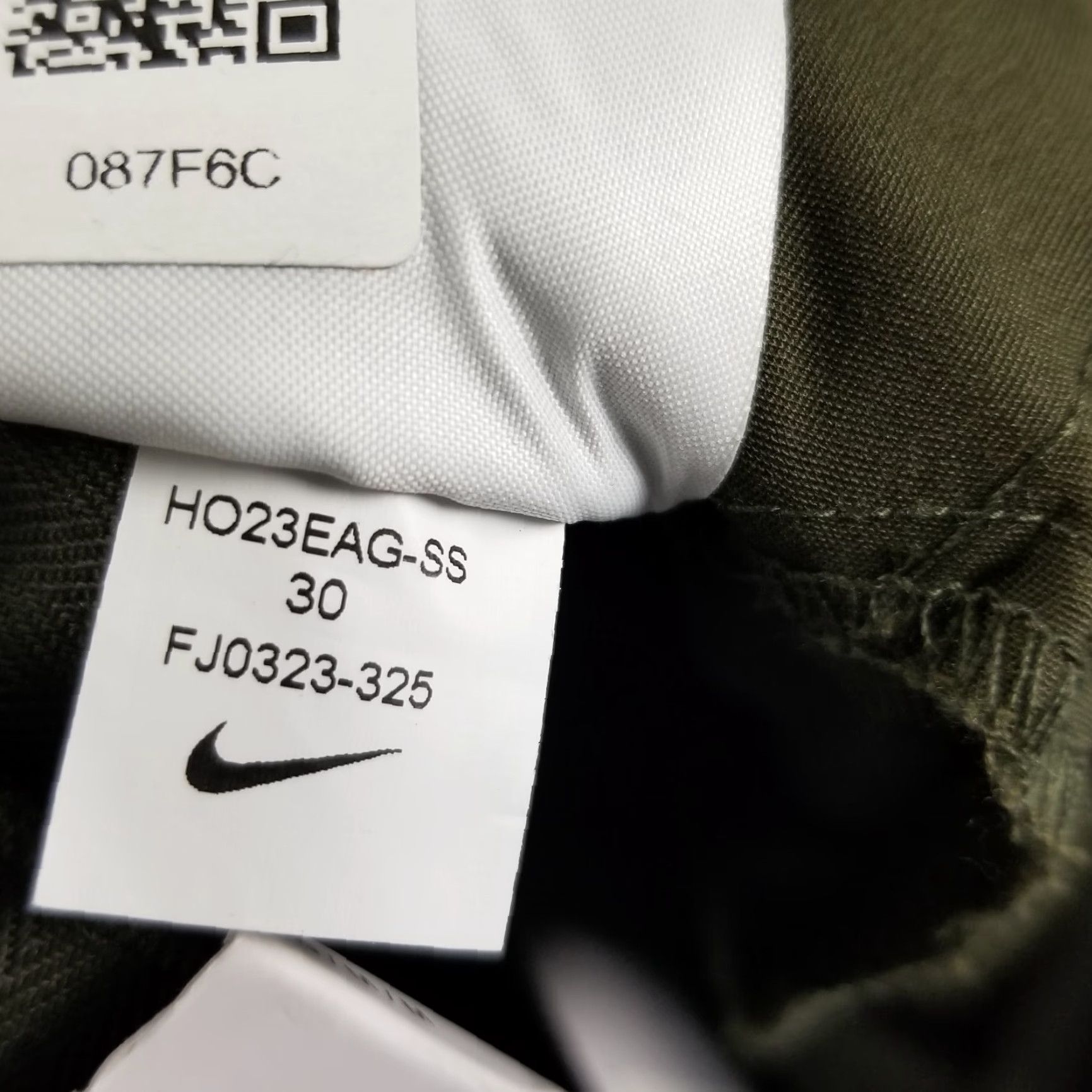 Nike Nike Cargo Pants Men 30 Green Military Twill Cotton Straight Leg Cargo Pants Mens Size US 30 / EU 46 - 5 Thumbnail