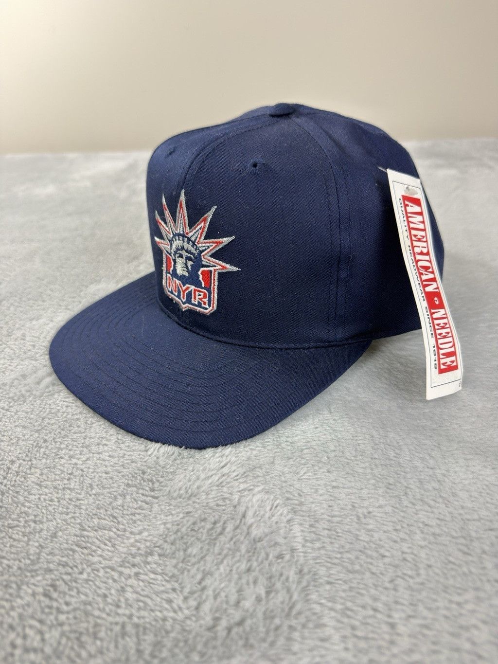 American Needle Vintage American Needle 90s New York Rangers Blue Snapback Size ONE SIZE - 13 Thumbnail