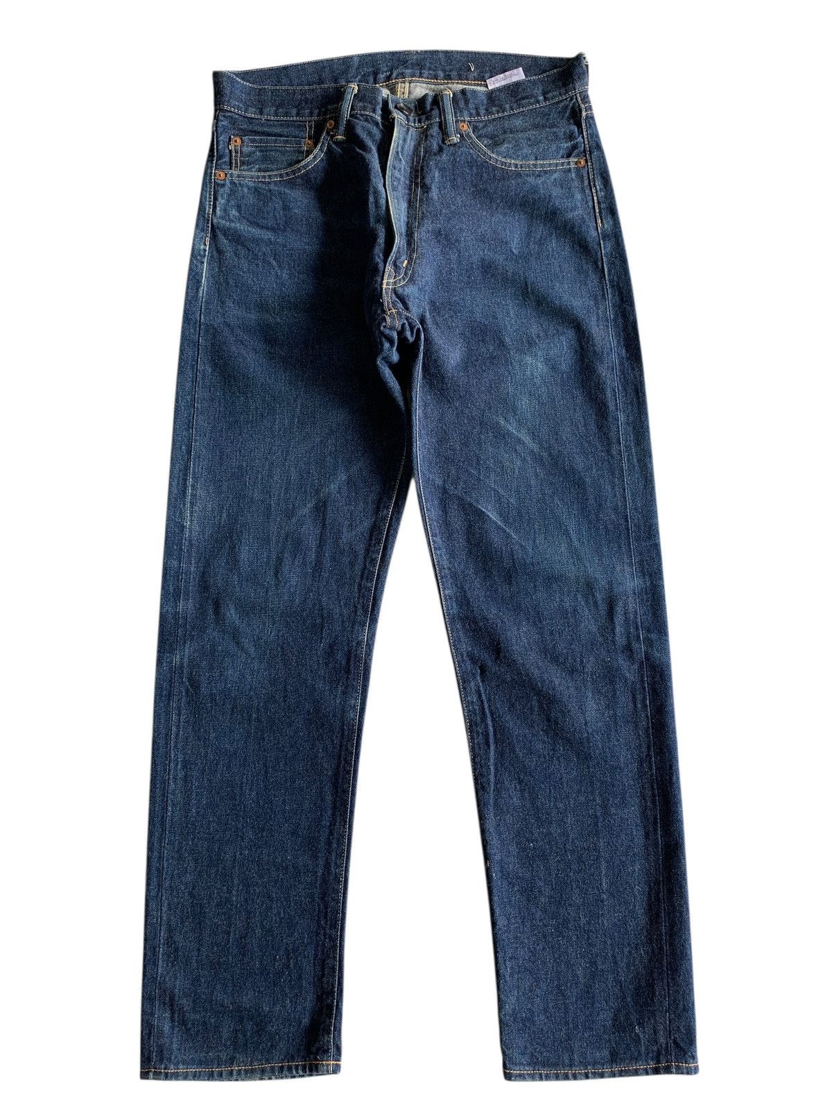 Japanese Brand VINTAGE JAPANESE UNBRAND SELVEDGE RAW DENIM Size US 32 / EU 48 - 1 Thumbnail
