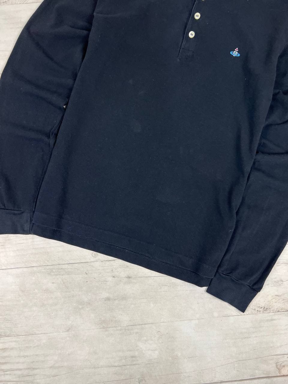 Vivienne Westwood Vivienne Westwood Polo Long Sleeve Orb Logo Basic Size US L / EU 52-54 / 3 - 3 Thumbnail