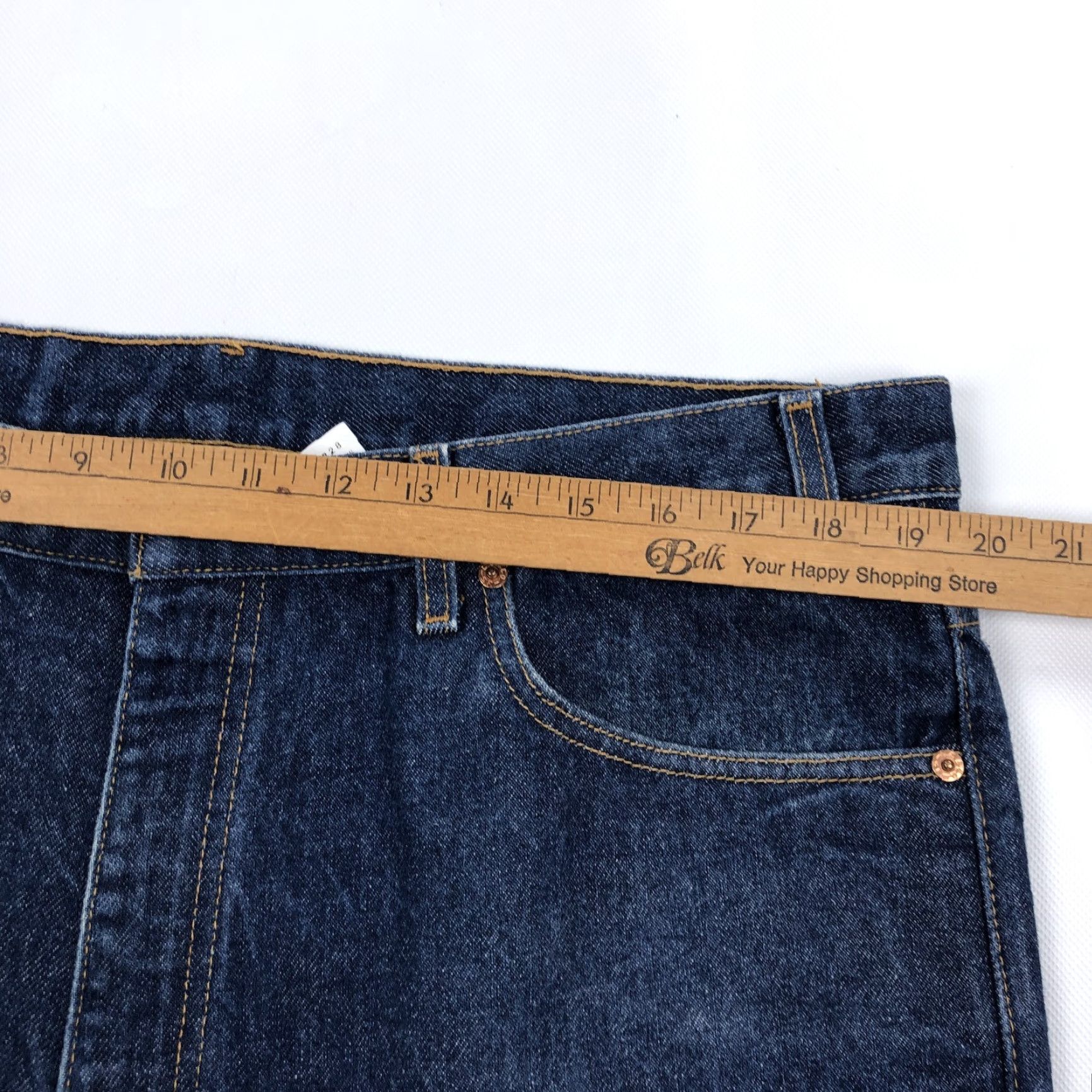Levi's Levi's 517 Bootcut Denim Jeans Mens Dark Wash 40x30 Zip Fly Cotton Mexico Regular 5-Pocket Vintage No Size US 40 / EU 56 - 6 Thumbnail