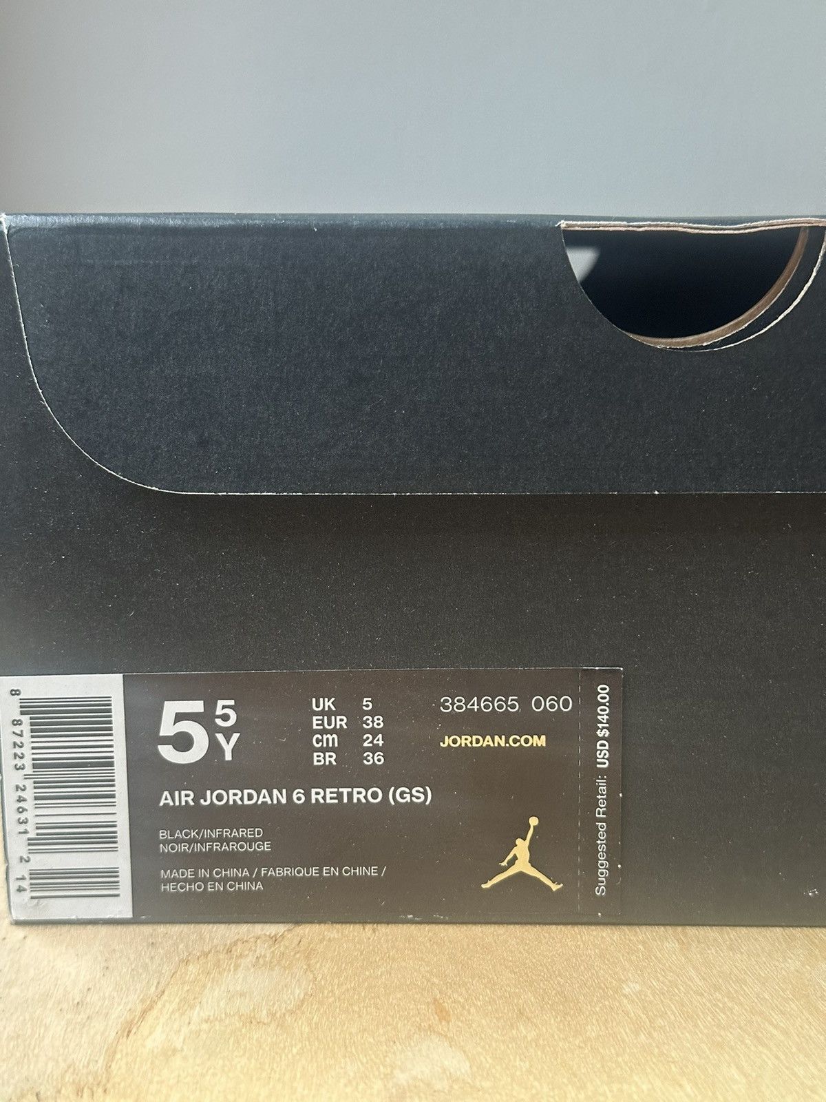 Jordan Brand AIR JORDAN 6 VI RETRO INFRARED Size US 7.5 / IT 37.5 - 10 Thumbnail