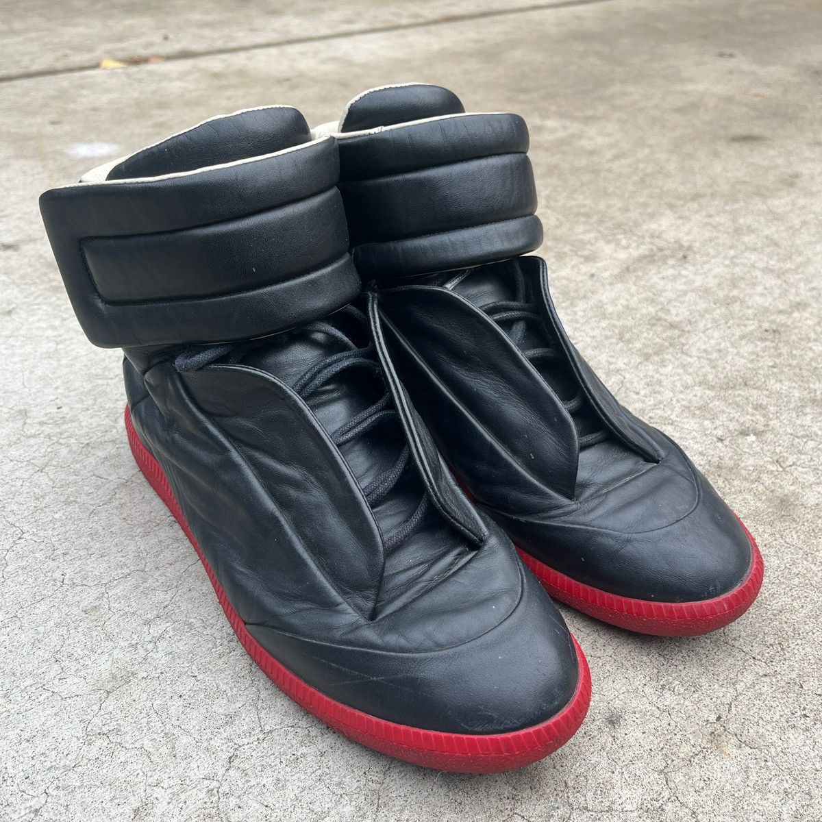 靴 maison martin margiela future high 40 Maison Margiela Future High Leather Black (40eu/us7) – Dolce Vita Hub