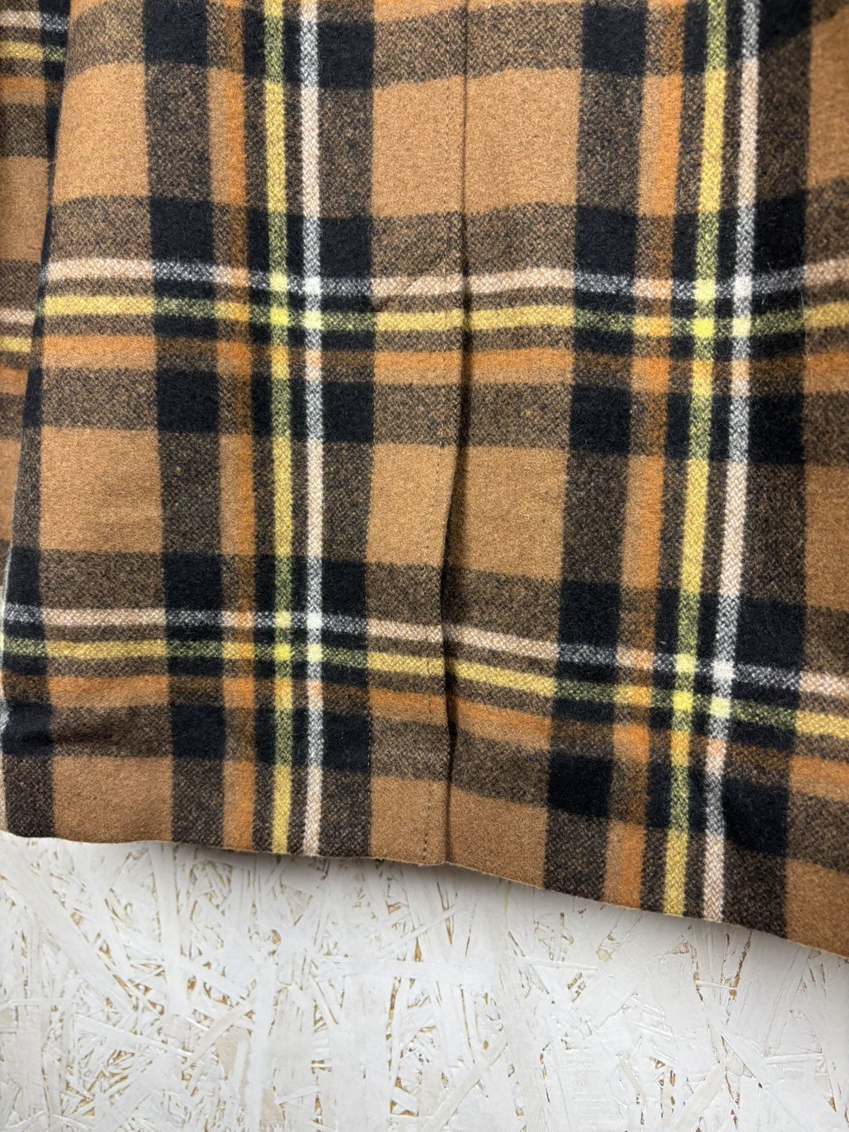 Samsoe Samsoe Samsoe Samsoe x Manteco Wool Musone Coat Plaid Check Size L Size US L / EU 52-54 / 3 - 8 Thumbnail