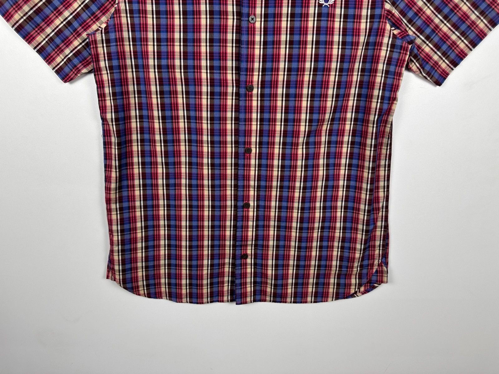 Fred Perry Fred Perry Check Shirt Button Down Short Sleeve Size S Size US S / EU 44-46 / 1 - 4 Thumbnail