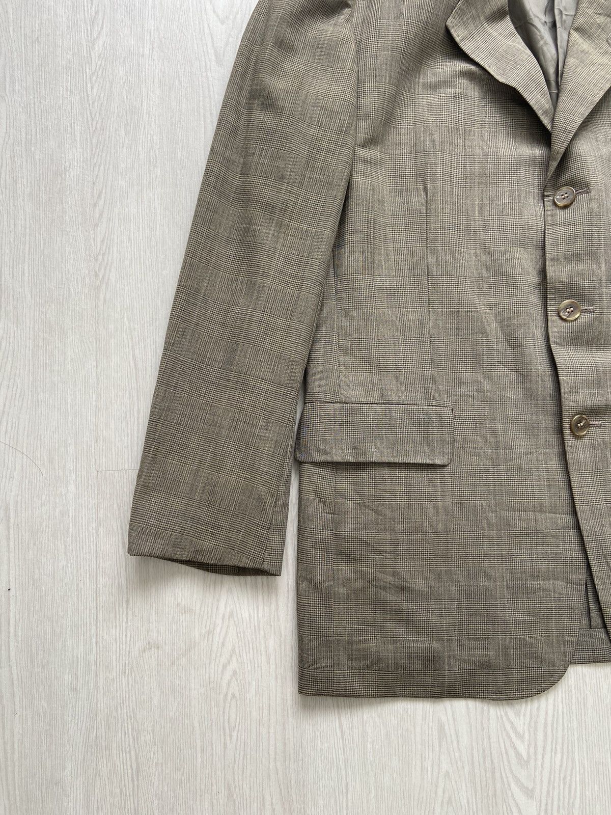 Yohji Yamamoto Vintage SS01 A.A.R Durban Signature Glen Plaid Jacket Size 44R - 3 Thumbnail
