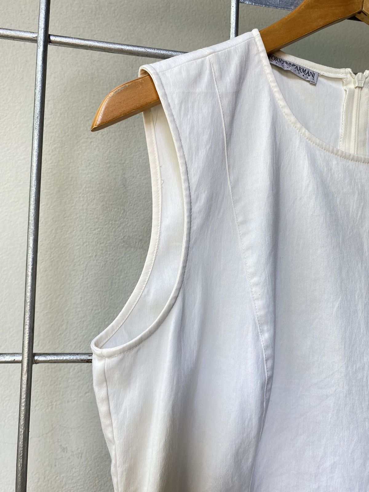 Emporio Armani Emporio Armani sleeveless white blouse Size ONE SIZE - 3 Thumbnail