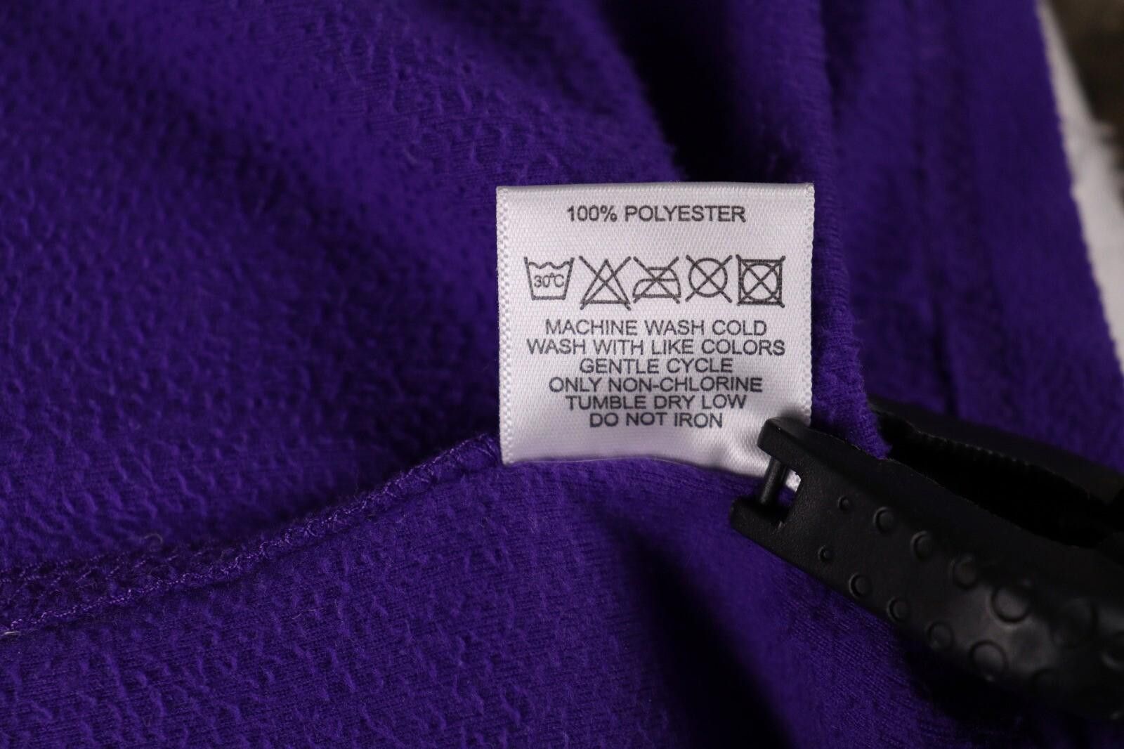 Designer Kari Traa Purple Full Zip Fleece Lightweight Jacket Size L Size L / US 10 / IT 46 - 12 Thumbnail