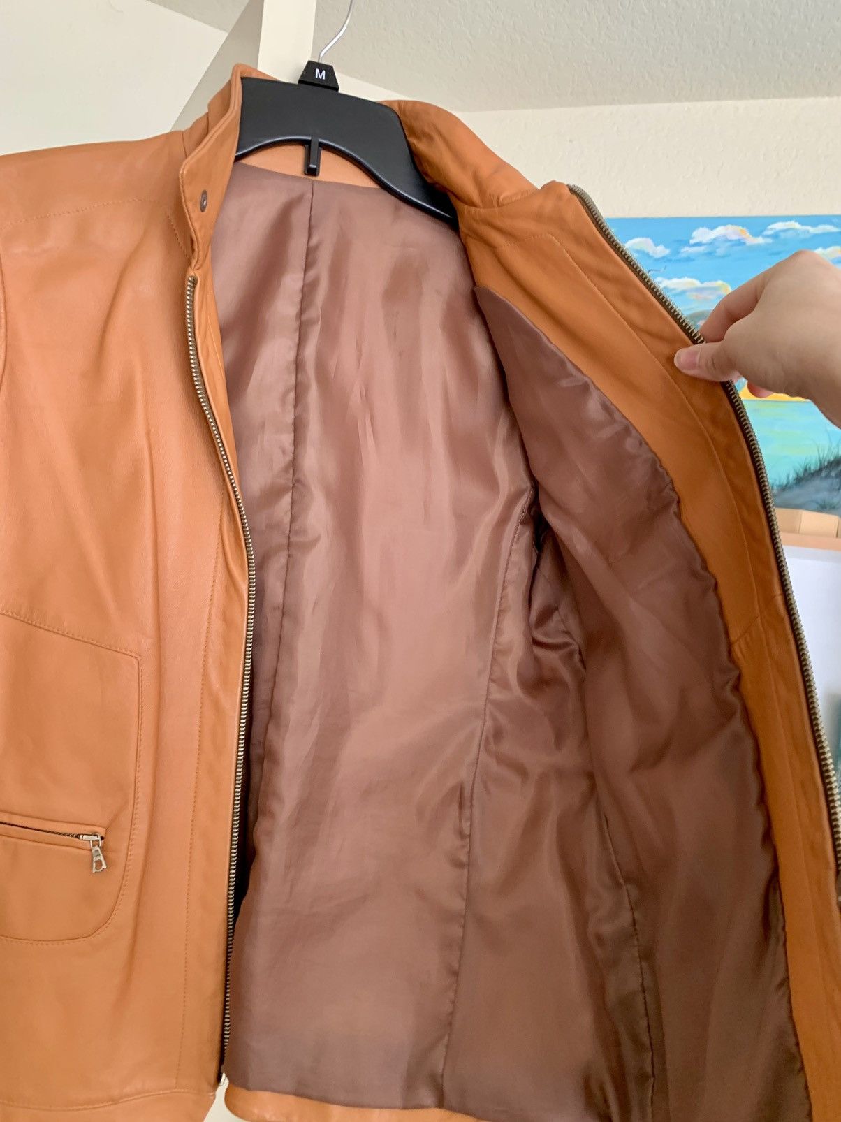 Other Genuine Italian Leather Jacket Size M / US 6-8 / IT 42-44 - 4 Thumbnail