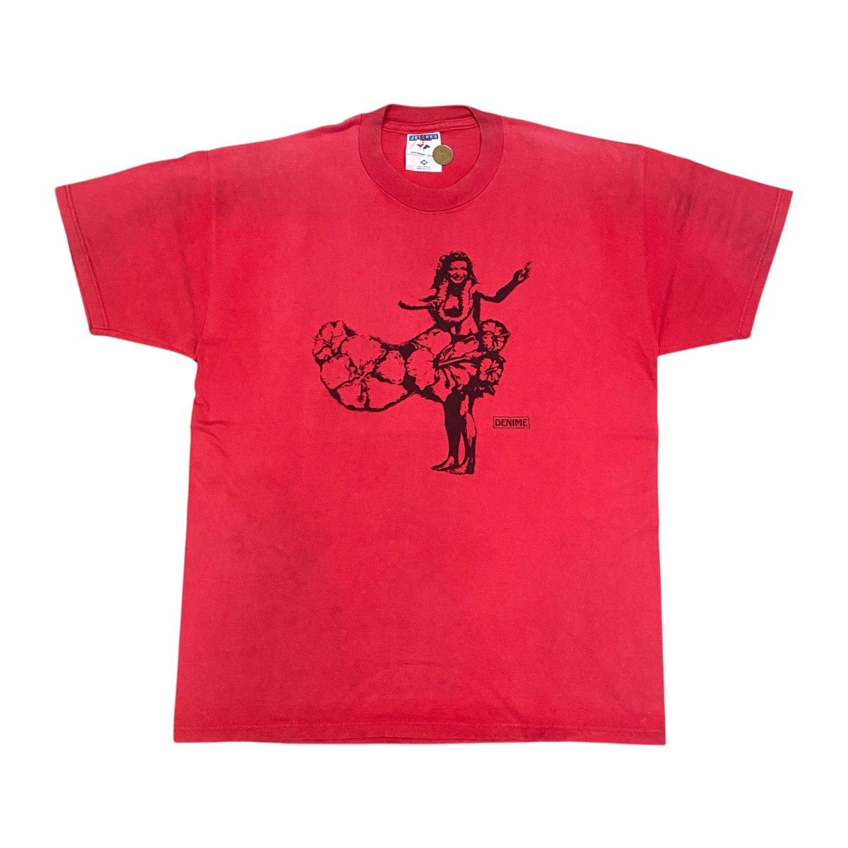 Denime × Japanese Brand × Vintage VINTAGE DENIME HAWAIIAN GIRL T SHIRT Size US M / EU 48-50 / 2 - 1 Thumbnail