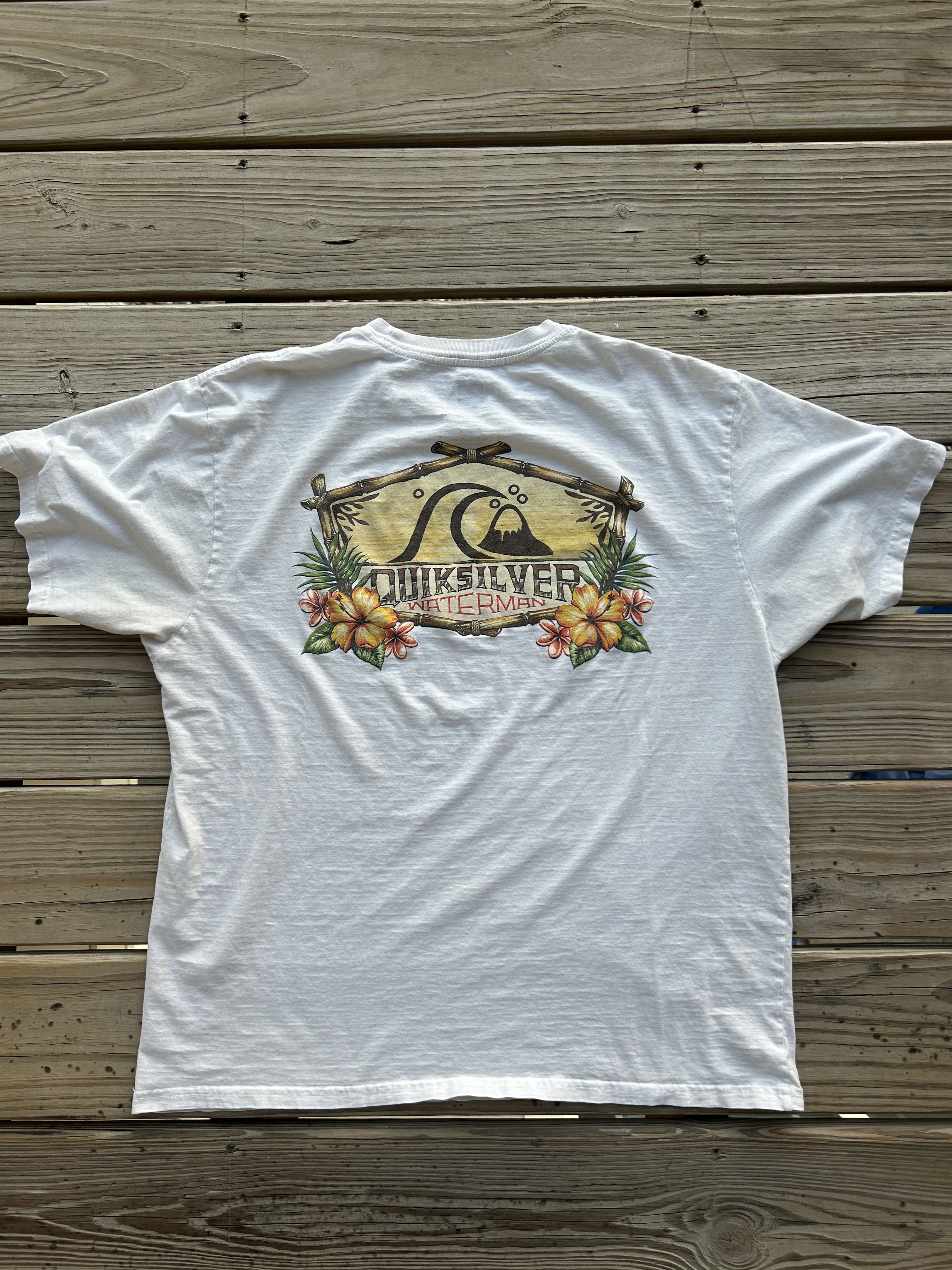 Quiksilver Quiksilver Graphic Tee Size US XL / EU 56 / 4 - 1 Thumbnail