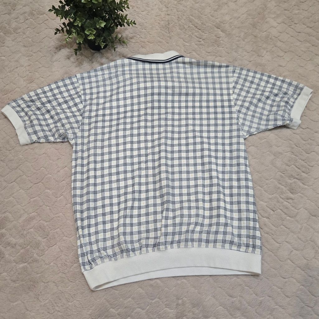 David Taylor David Taylor Men's Black and White Checkered Polo, Medium Size US M / EU 48-50 / 2 - 5 Thumbnail