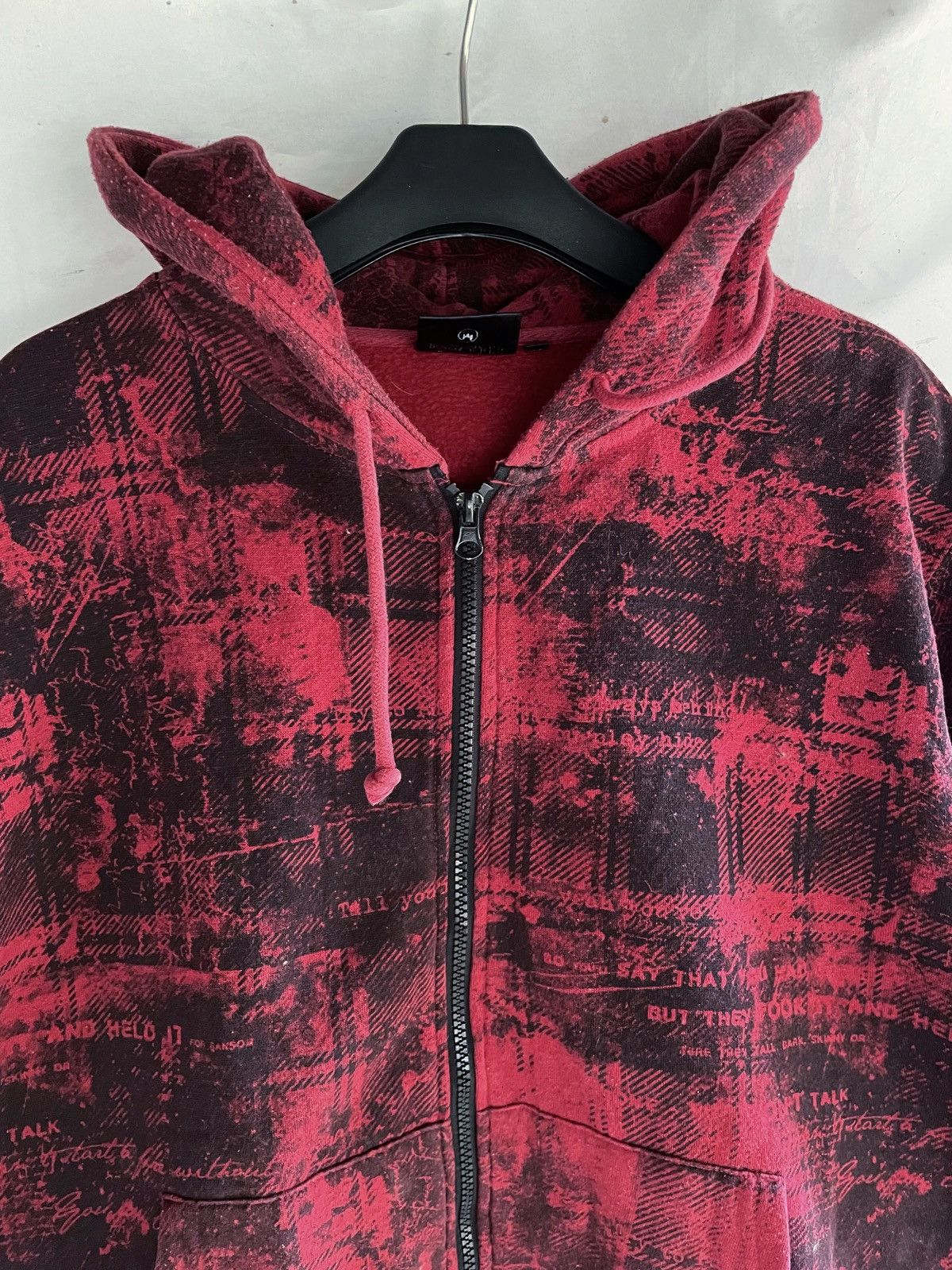 Isamu Katayama Backlash SAY THAT YOU HAD BUT THEY POOR AND HELL ZIP HOODIE Size US M / EU 48-50 / 2 - 4 Thumbnail