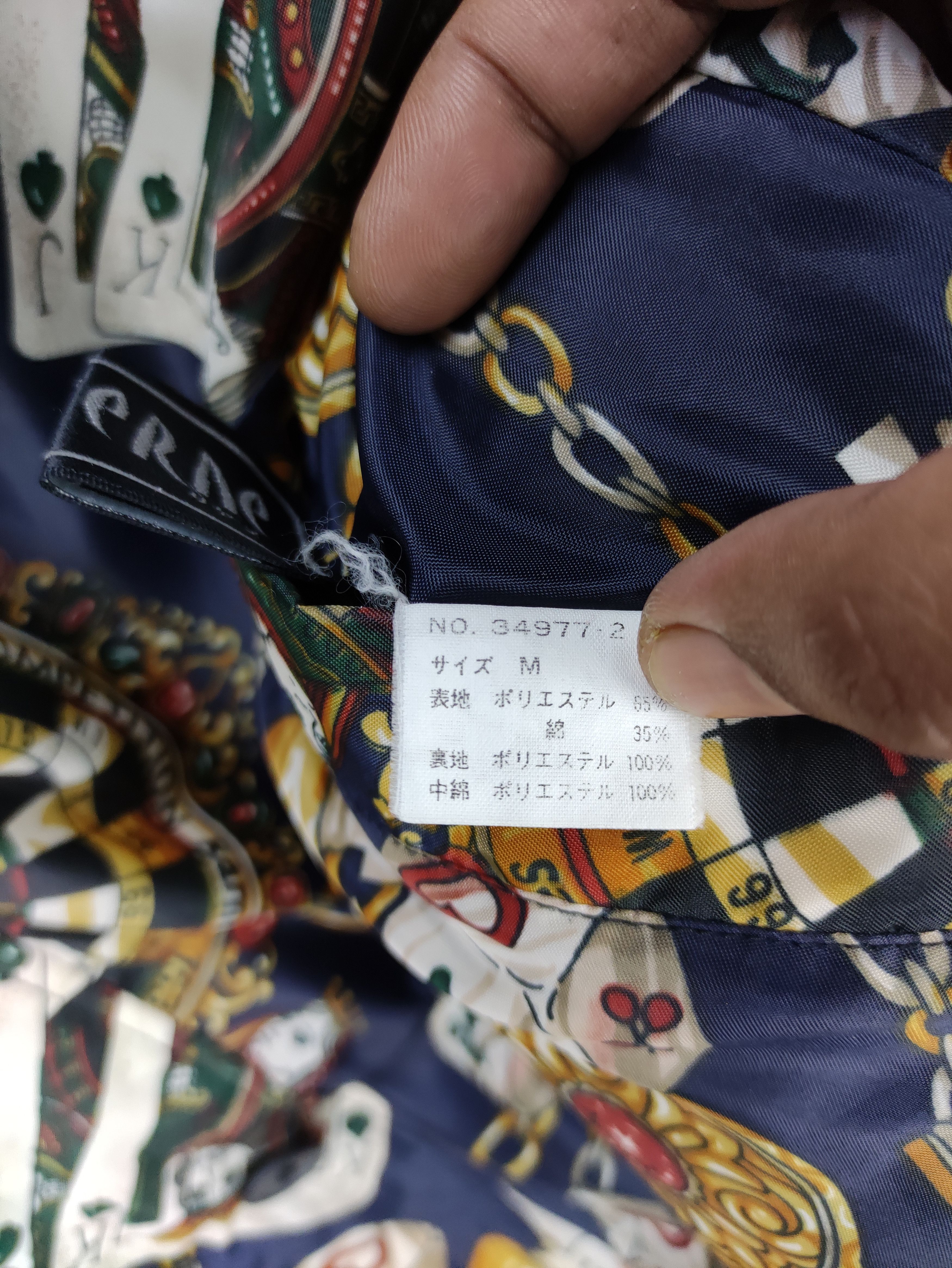 Japanese Brand Steals🔥Vintage Coat Jacket Gold Chain Cards by Sayerne Size M / US 6-8 / IT 42-44 - 3 Thumbnail
