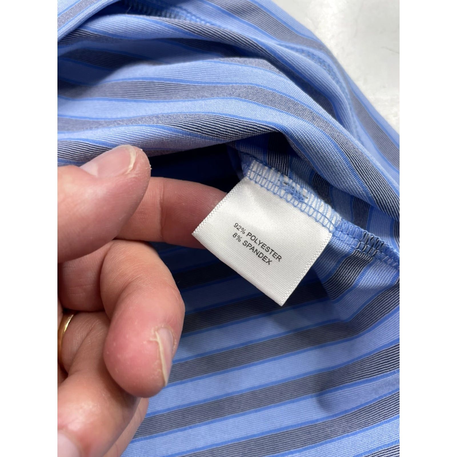 Peter Millar VINTAGE Peter Millar Summer Comfort Golf Polo Shirt Striped Mens XL Pleasantville CC Size US XL / EU 56 / 4 - 4 Thumbnail