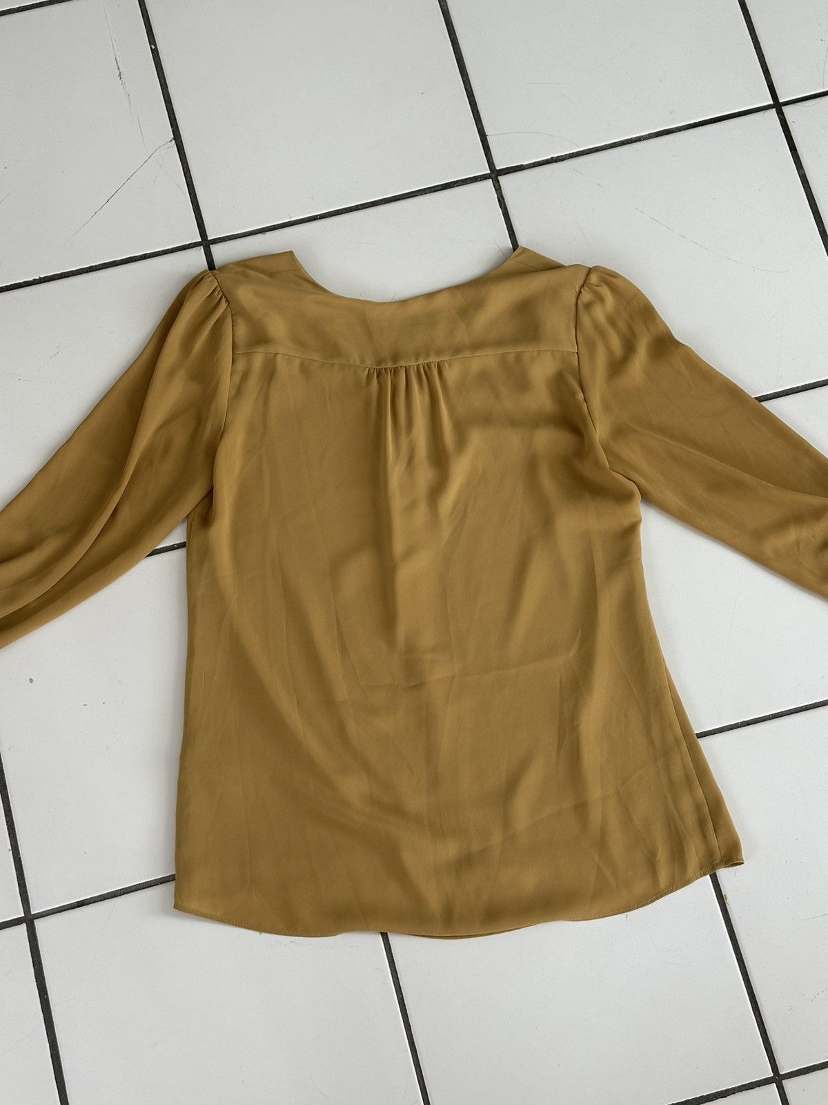 Vintage Vintage Catherine Malandrino Long Sleeve Blouse Button Up Size S / US 4 / IT 40 - 4 Thumbnail