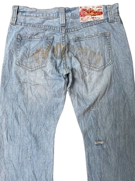 Other CO & LU STRAIGHT CUT JEANS SMALL DISTRESSED Size US 36 / EU 52 - 4 Thumbnail