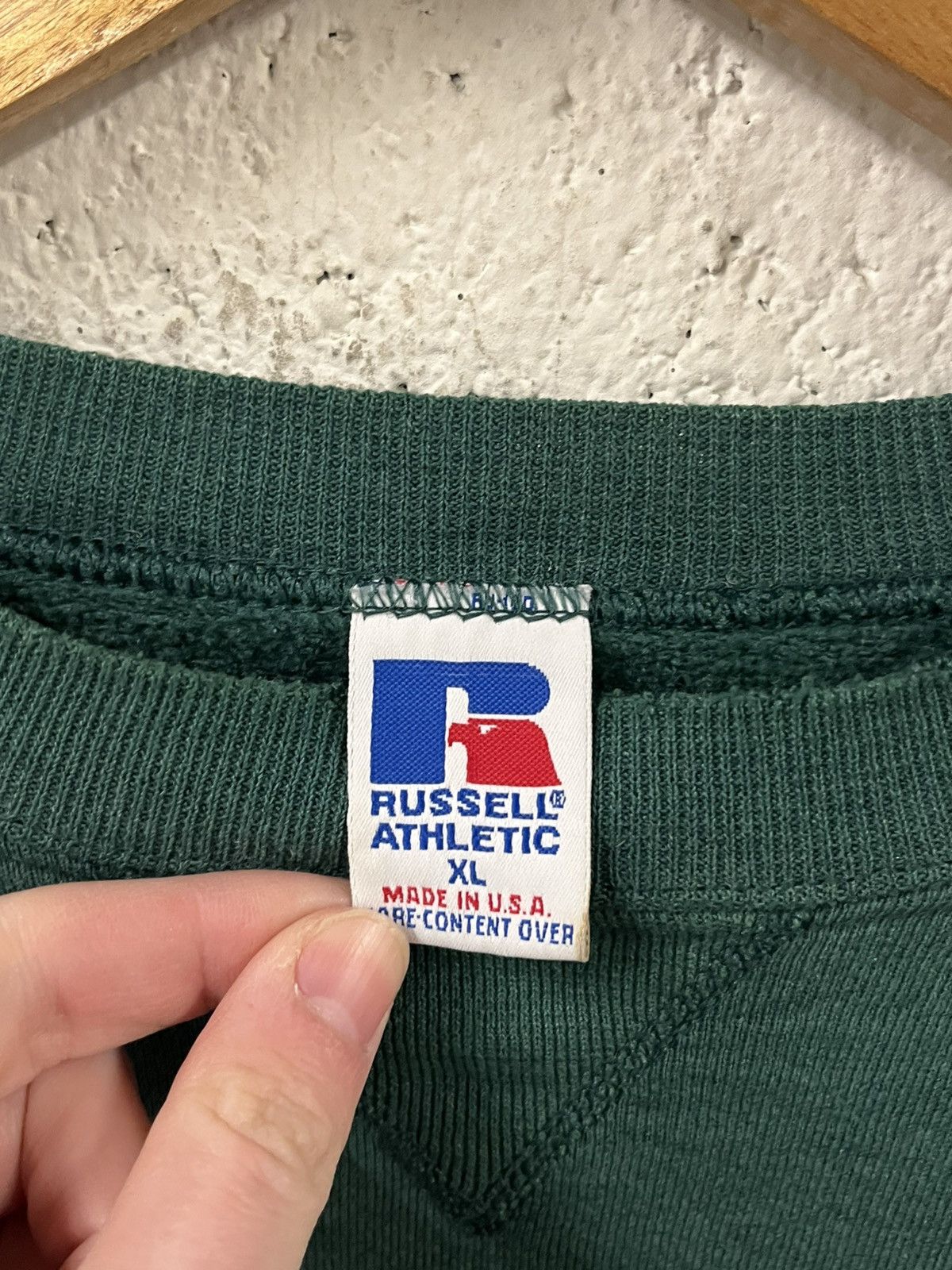 Russell Athletic Russell athletic made in USA boxy fit blank faded earth tone Size US XL / EU 56 / 4 - 7 Thumbnail