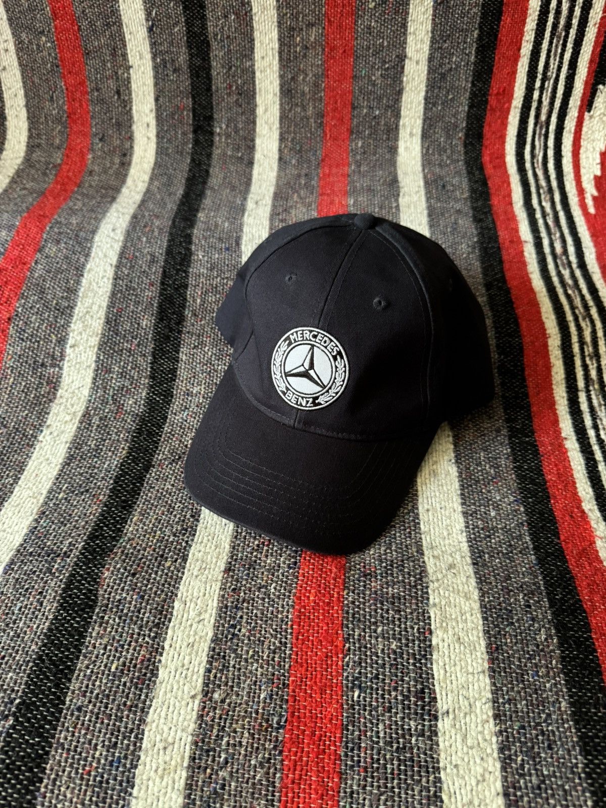 Mercedes-Benz Mercedes Benz y2k “Navy” Moto Racing Formula 1 Hat Size ONE SIZE - 2 Thumbnail