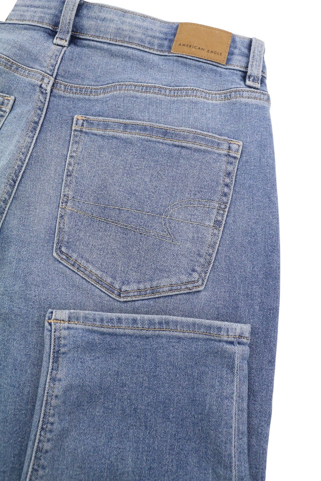 American Eagle Outfitters MOM W28 Cropped Blue Jeans 88989 Size 28" / US 6 / IT 42 - 6 Thumbnail