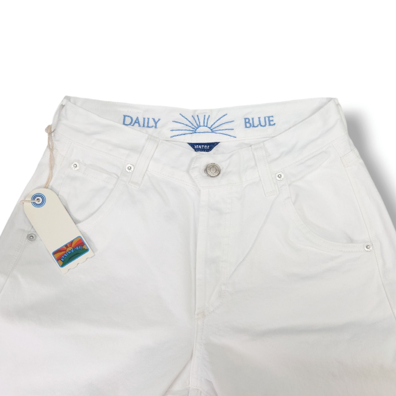 AG Adriano Goldschmied NWT Daily Blue Adriano Goldschmied Mantra Barrel Jeans Sz 24 Size 24" / US 00 / IT 34 - 8 Thumbnail