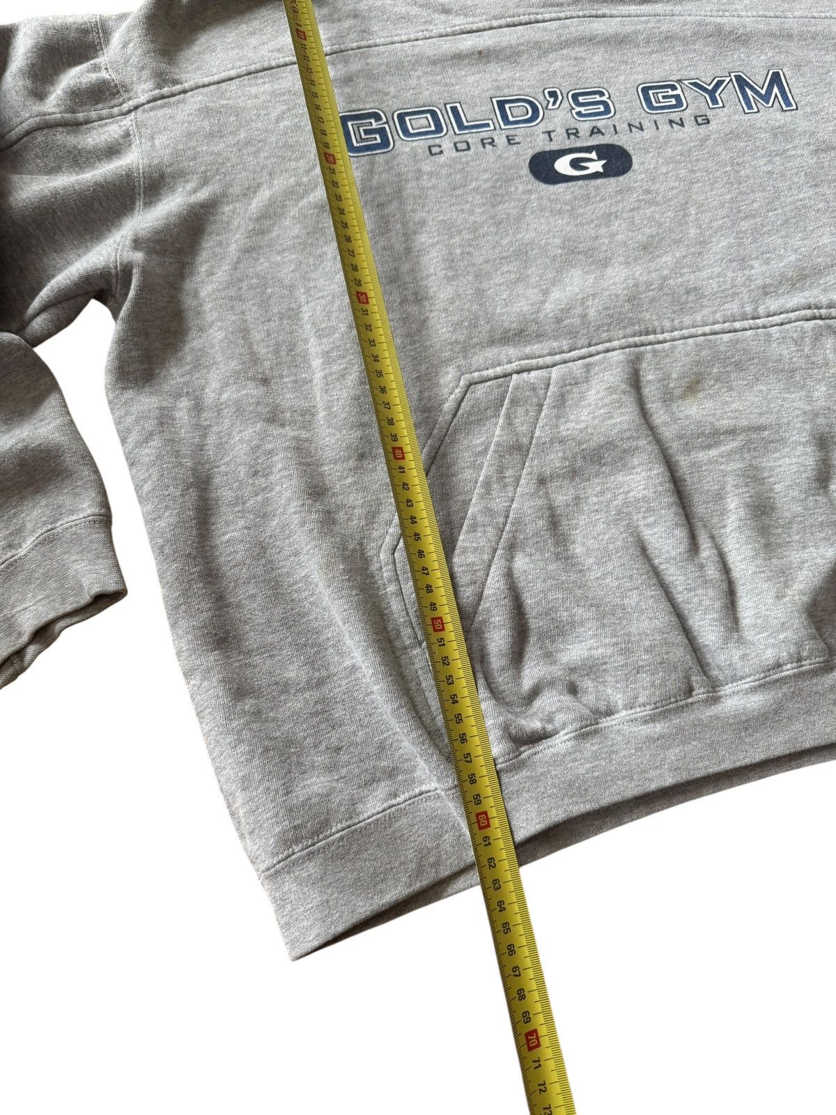 Vintage *RARE* GOLD’S GYM Y2K 00s HOODIE BODYBUILDING TRAINING Size US XL / EU 56 / 4 - 13 Thumbnail