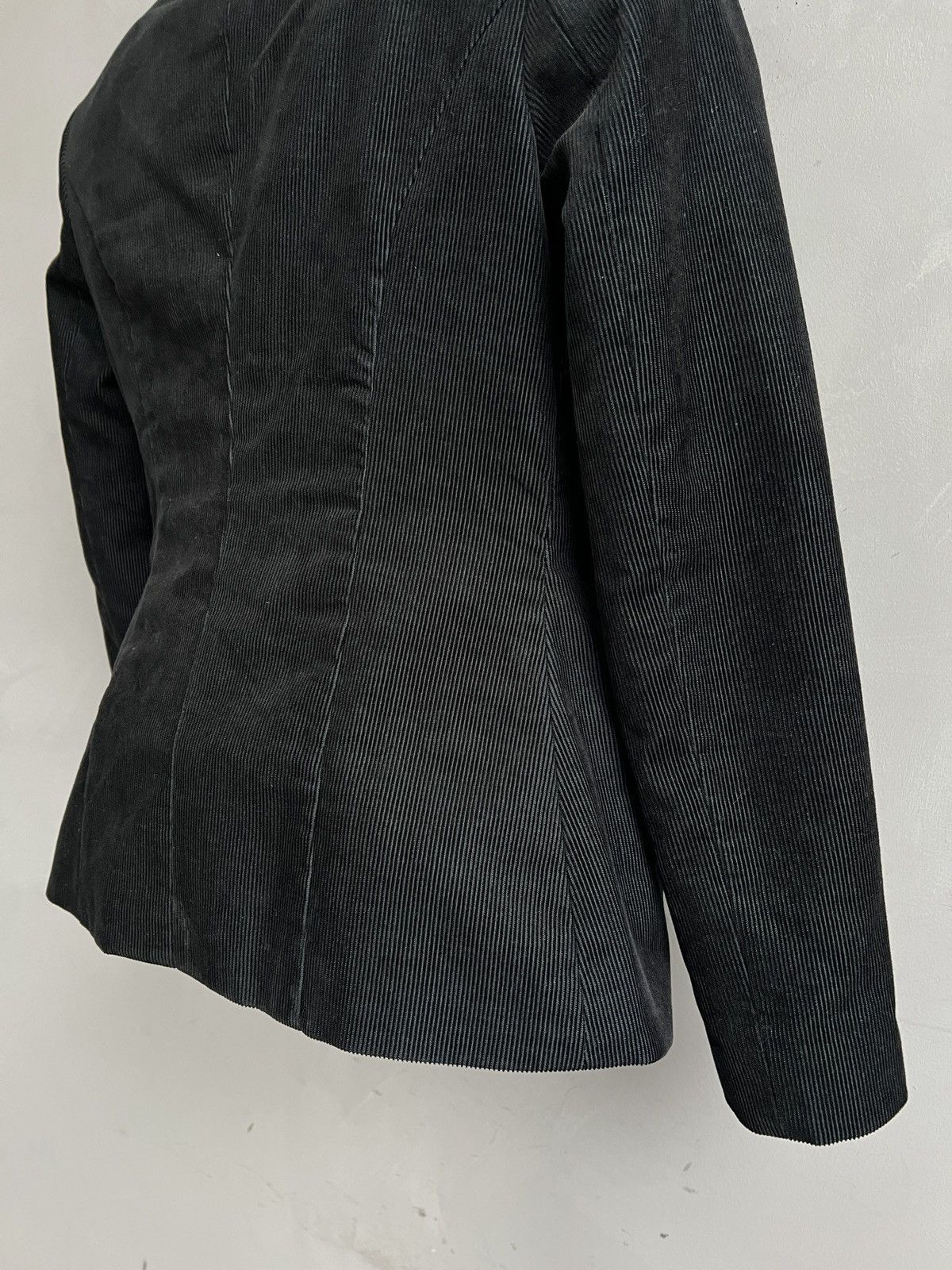 Hysteric Glamour Velvet y2k asymmetrical biker black rick owens style jacket Size US S / EU 44-46 / 1 - 7 Thumbnail
