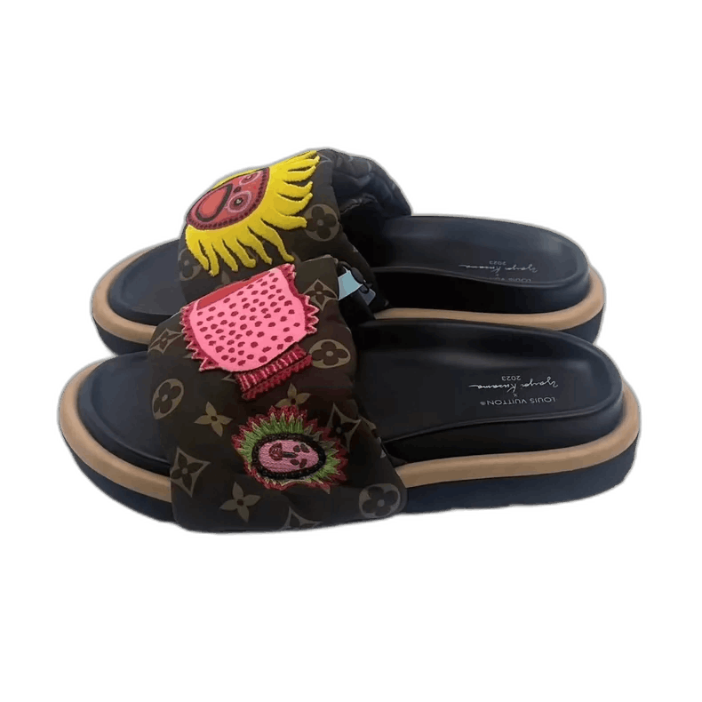 Louis Vuitton LV YAYOI KUSAMA Collaboration Slip-On Sandals-yf Size US 7.5 / EU 40-41 - 1 Thumbnail