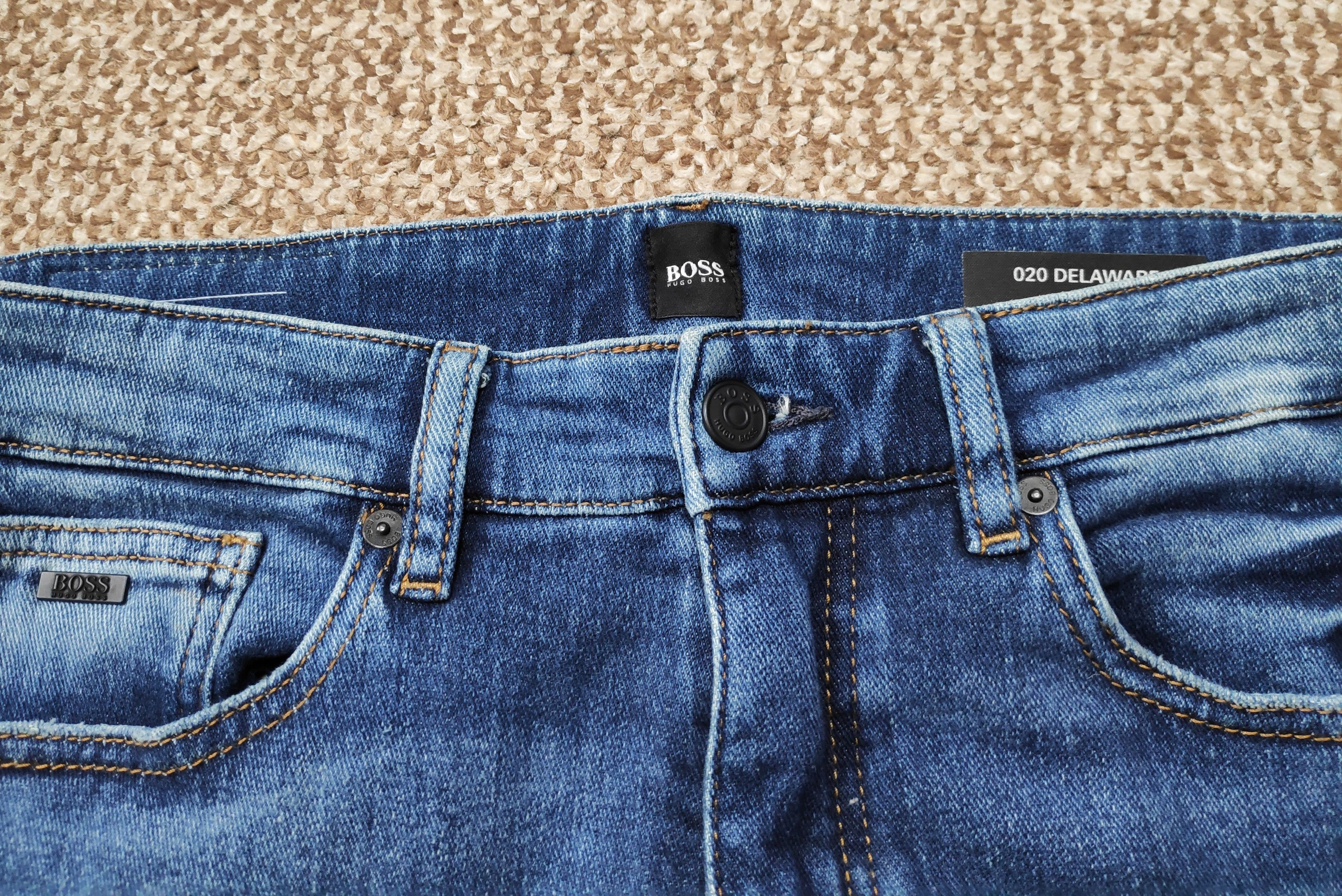 Hugo Boss Hugo Boss 020 Delaware Slim Fit Soft Knit Denim Jeans sz W32 Size US 32 / EU 48 - 7 Thumbnail