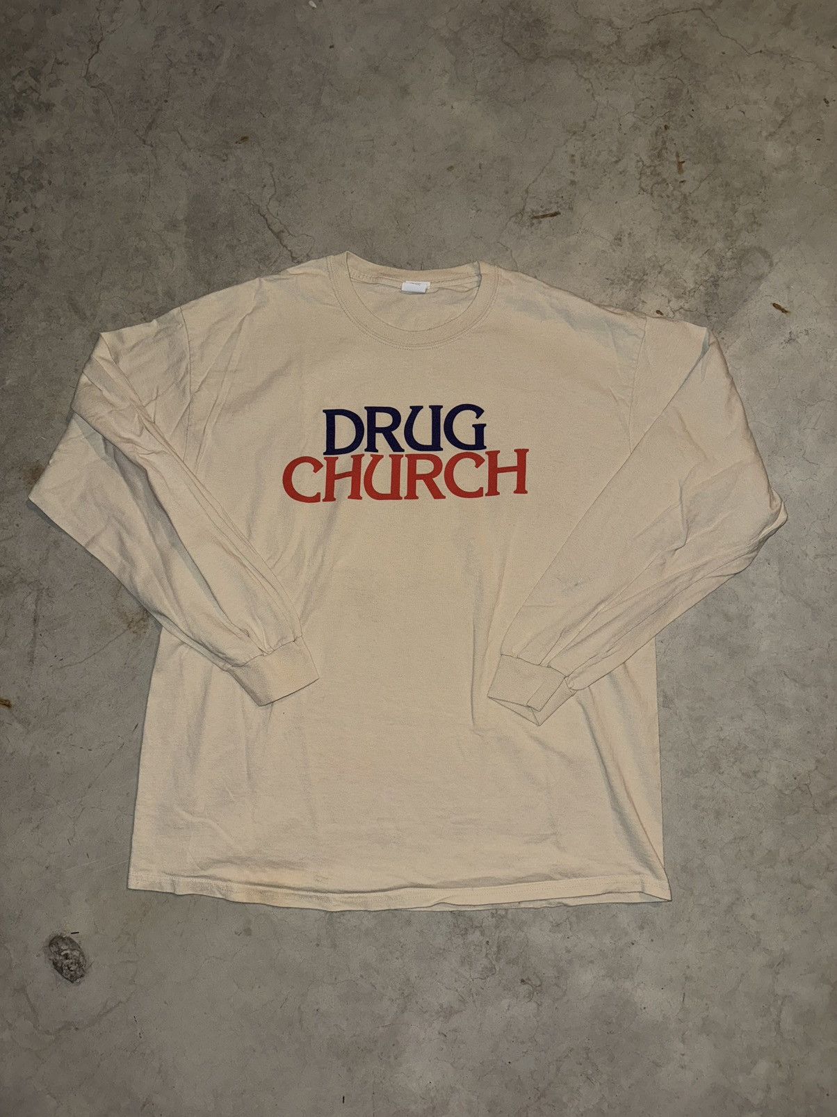 Gildan Drug Church Concert Metal Rock Band Merch Longsleeve Tee Size US XL / EU 56 / 4 - 1 Thumbnail