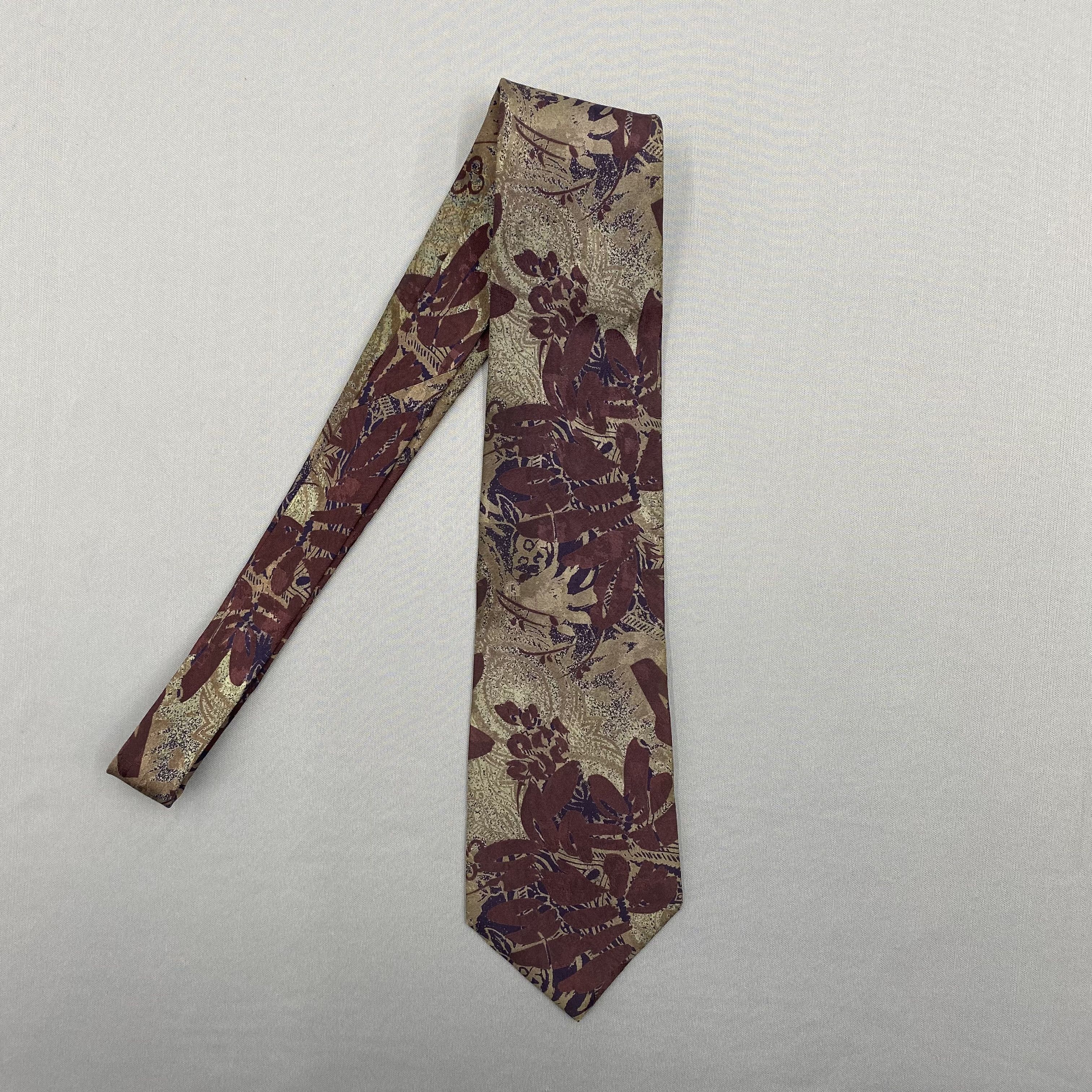 Japanese Brand Vintage Sonia Rykiel Homme SILK Necktie Cravate Pure Silk Size ONE SIZE - 4 Thumbnail