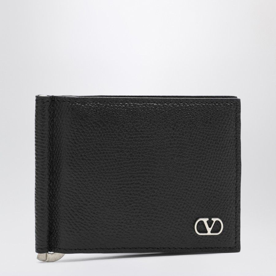 Valentino o1d2blof1025 Size: OS / Bi-fold V Logo Wallet in Black Size ONE SIZE - 1 Thumbnail