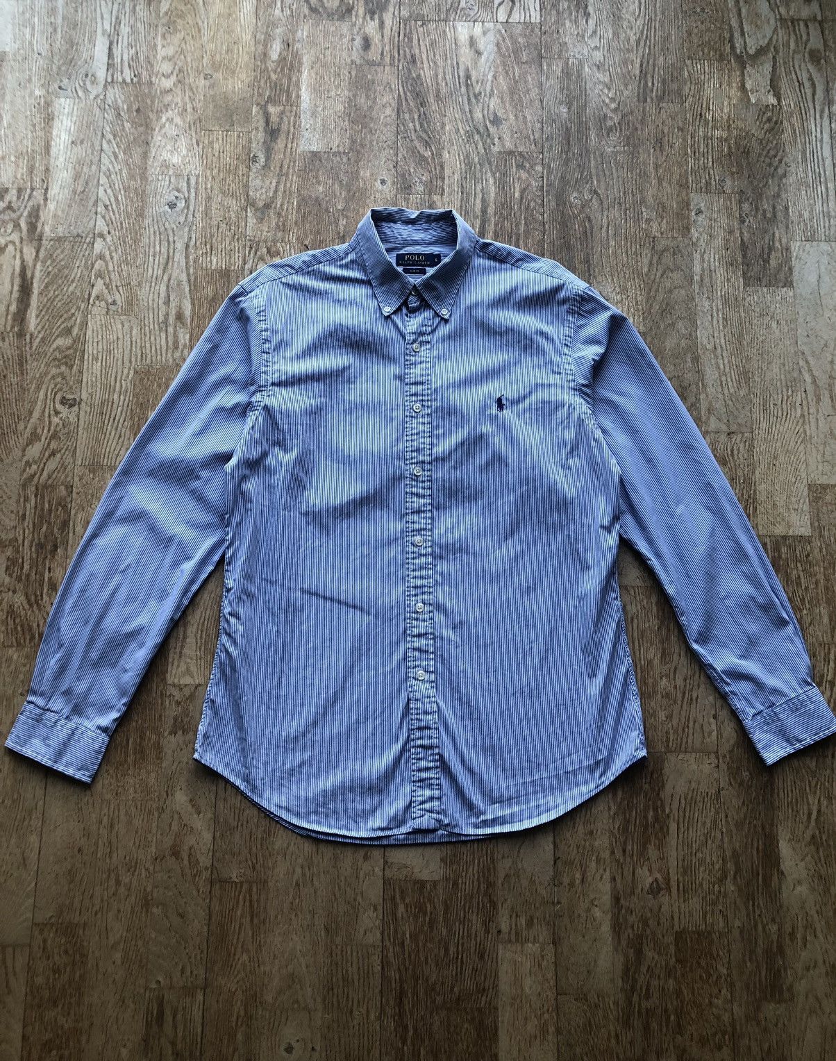 Polo Ralph Lauren POLO RALPH LAUREN CLASSIC STRIPED BUTTON UP SHIRT Size US L / EU 52-54 / 3 - 1 Thumbnail