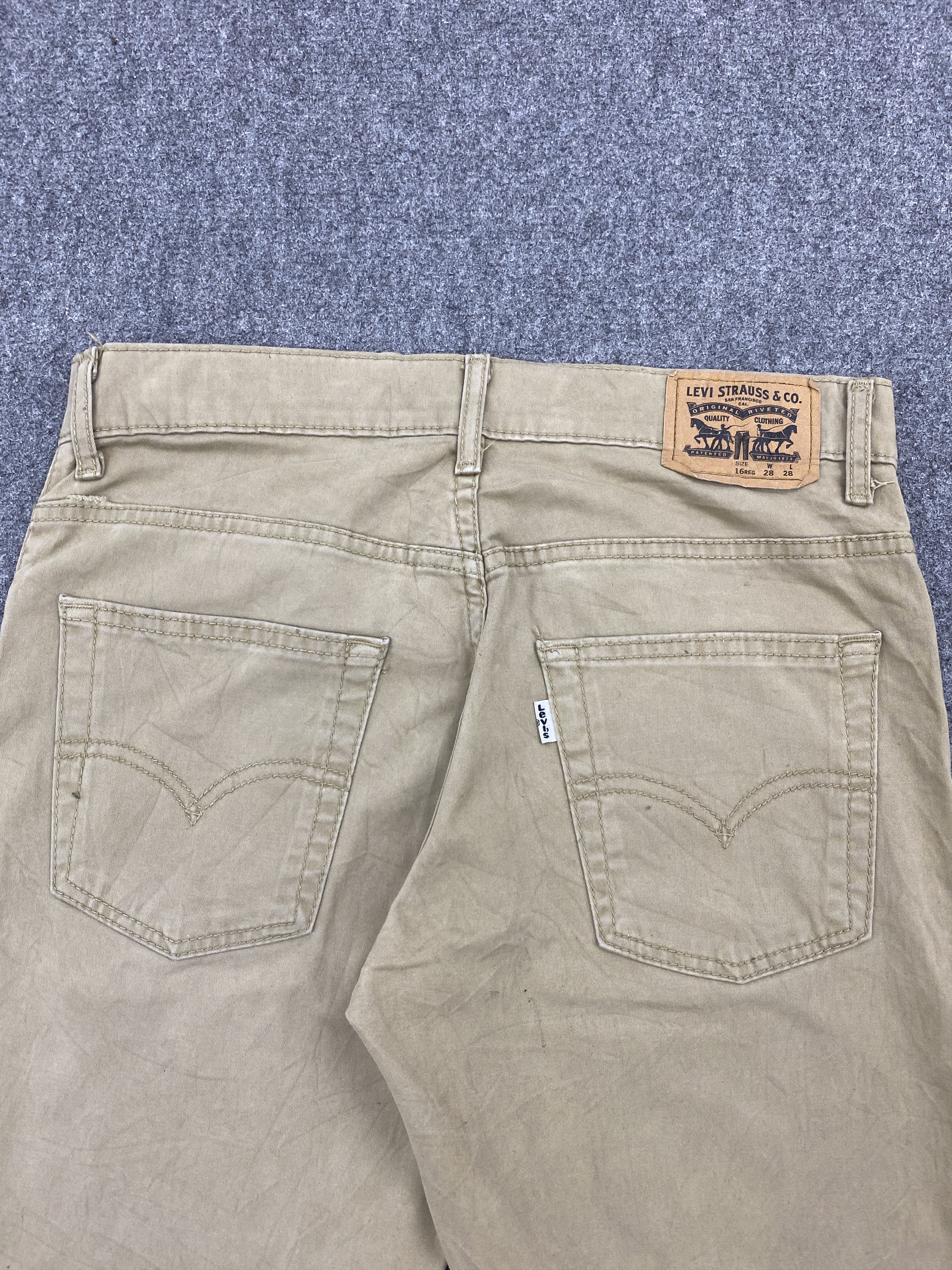Levi's Vintage Levis 511 White Tab Khaki Jeans DP2602 Size US 29 - 4 Thumbnail