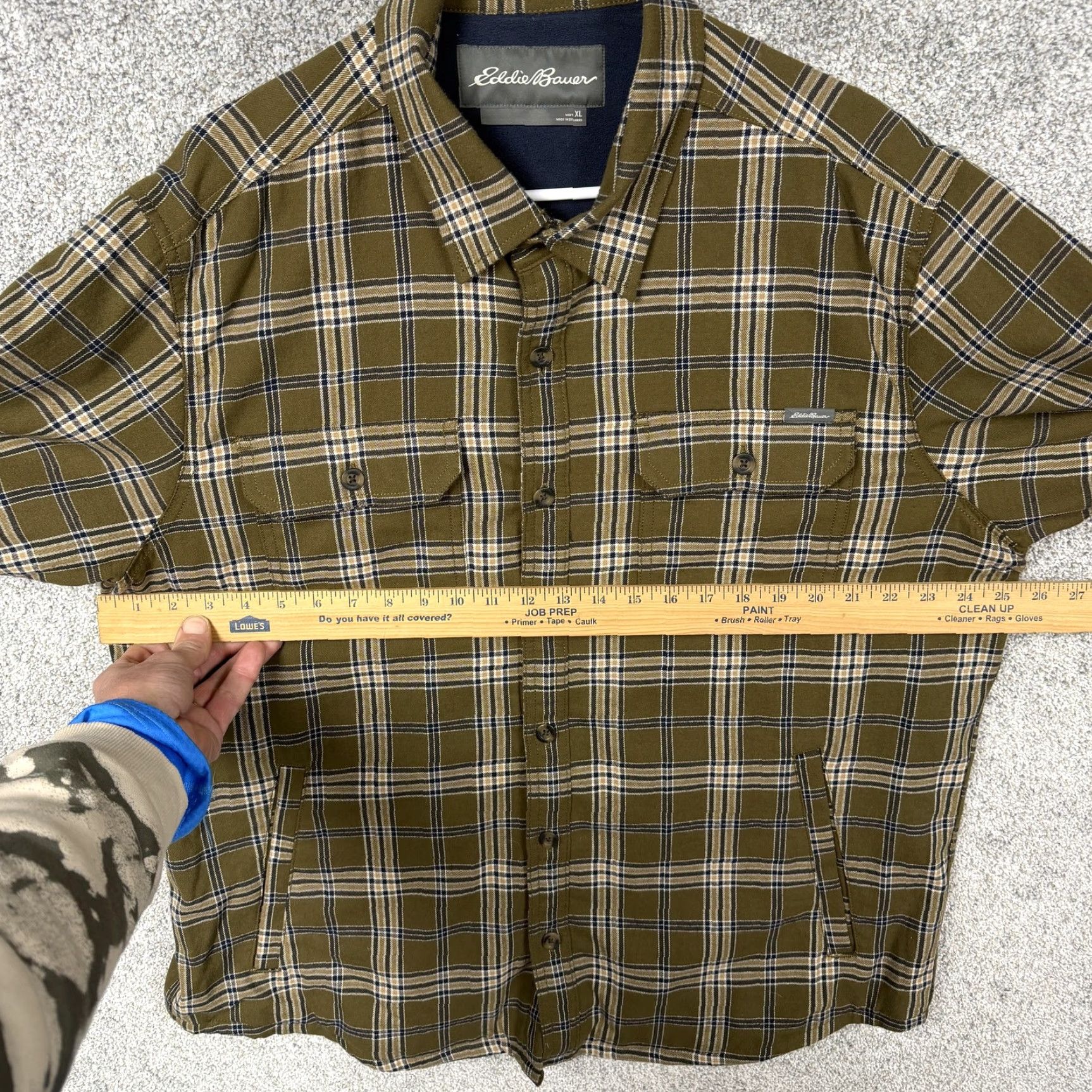Eddie Bauer Eddie Bauer Jacket XL Plaid Flannel Shacket Insulated Lined Puffer Workwear Outdoors Men Green Casual Size US XL / EU 56 / 4 - 4 Thumbnail