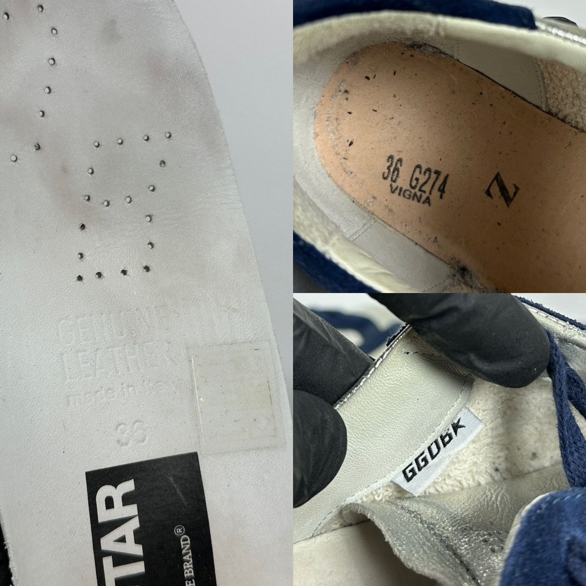 Golden Goose Women’s Golden Goose Superstar GGDB Sneakers Size US 6 / IT 36 - 23 Thumbnail