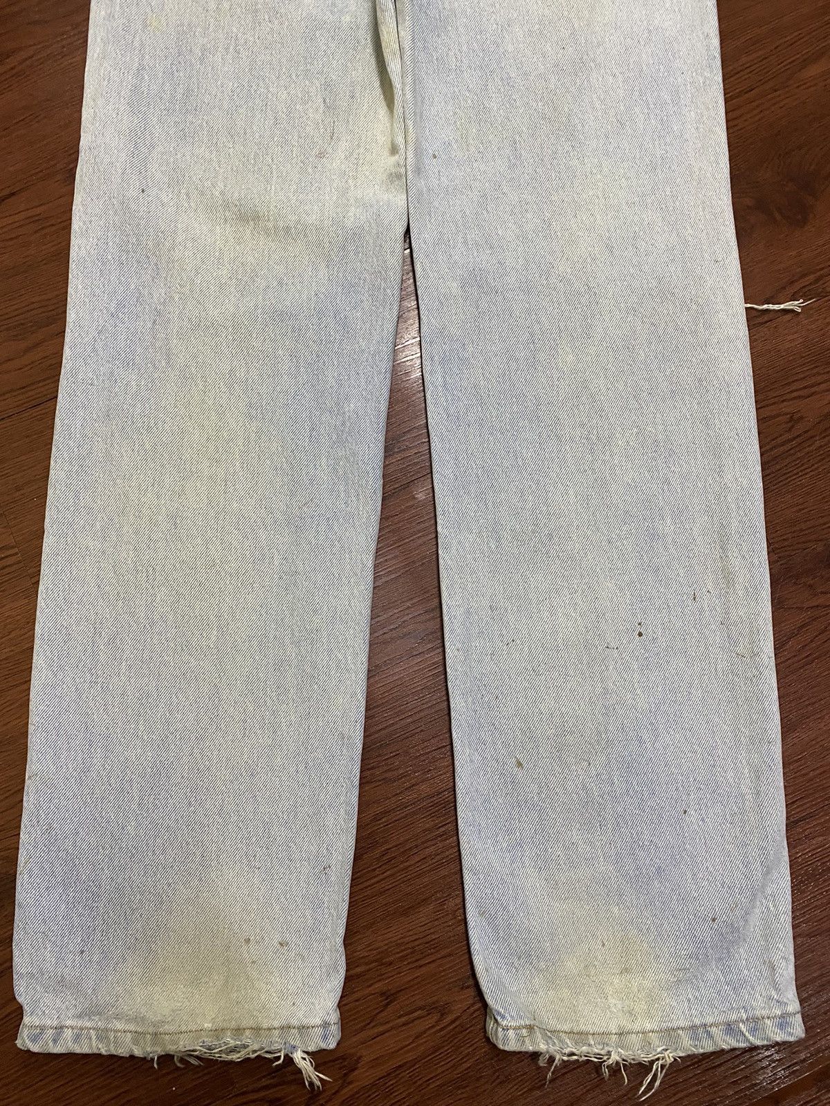 Edwin Vintage Edwin Only Genuine Faded Wash Distressed Loose Jeans Size US 32 / EU 48 - 6 Thumbnail