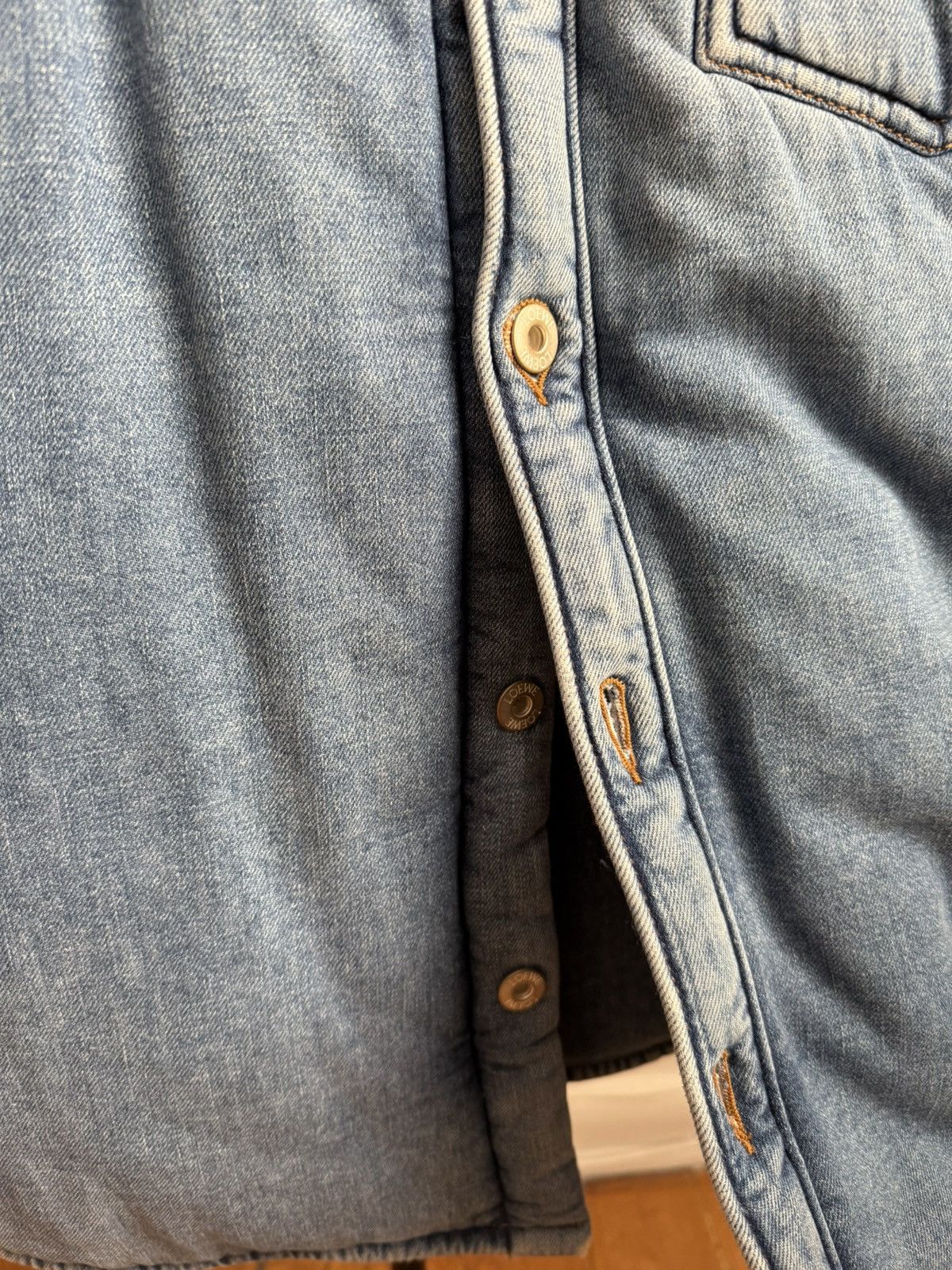 Loewe Loewe Denim Padded Oversized Shirt Jacket 48 Size US M / EU 48-50 / 2 - 4 Thumbnail