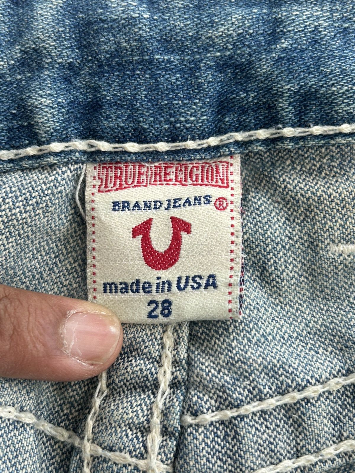 True Religion True Religion Distress Vintage Denim USA Size 28" / US 6 / IT 42 - 11 Thumbnail